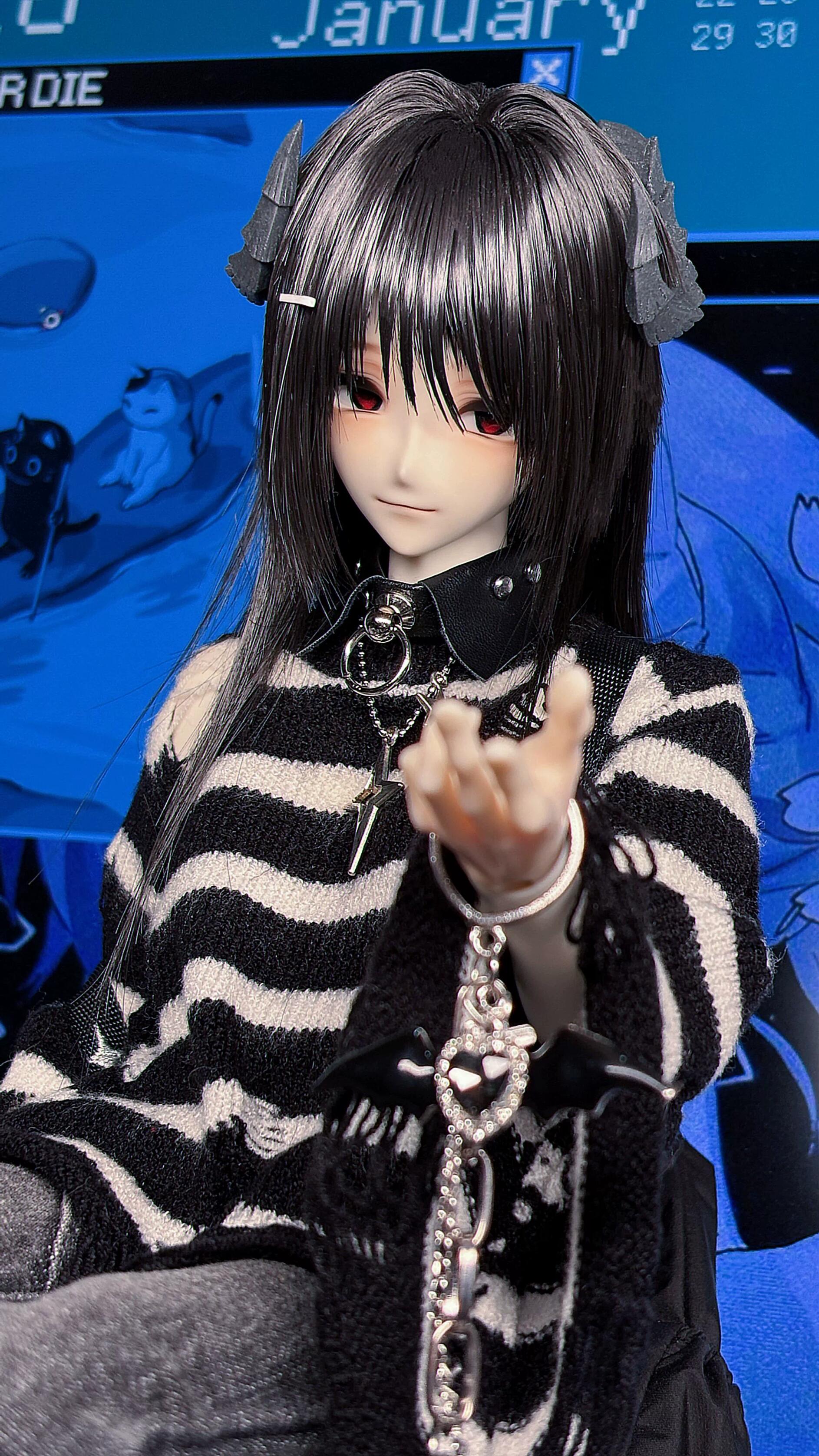 YYdoll 1/4 bjd head Honey