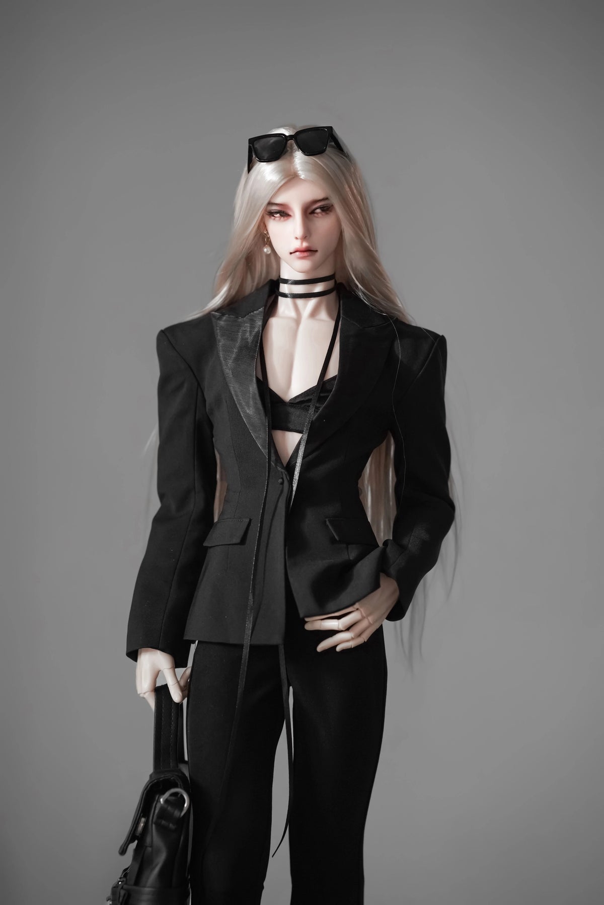 YEE 75cm BJD Black outfits
