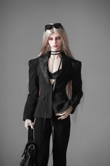 YEE 75cm BJD Black outfits