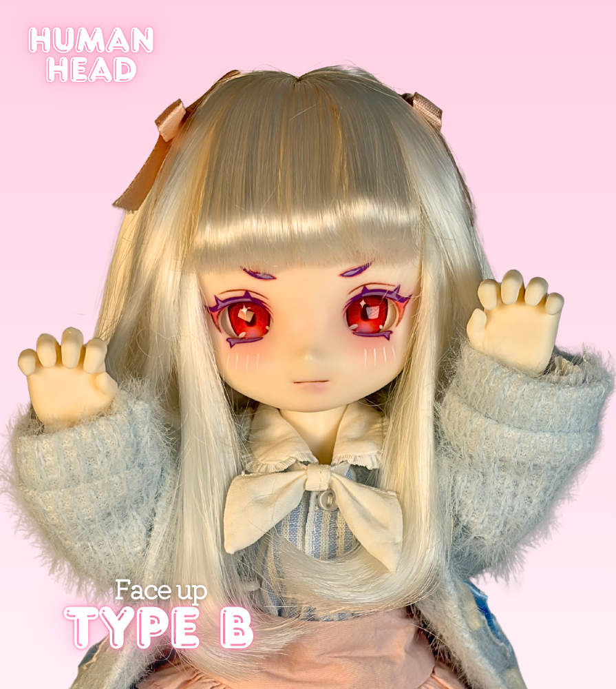 444Angels 1/6 bjd heads nude doll Baby Love