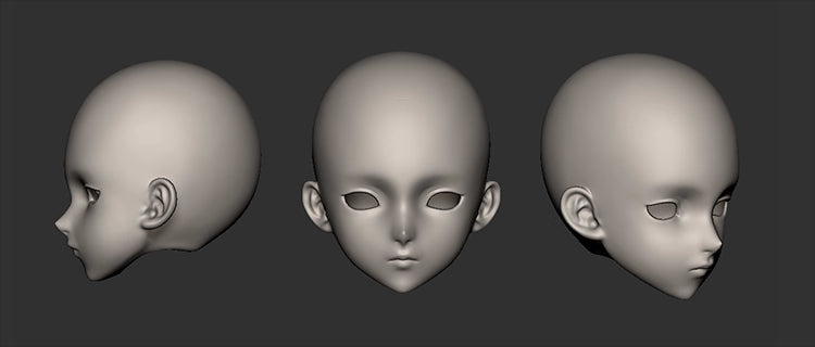 FairyCastle 1/4 BJD Head XiHe代购