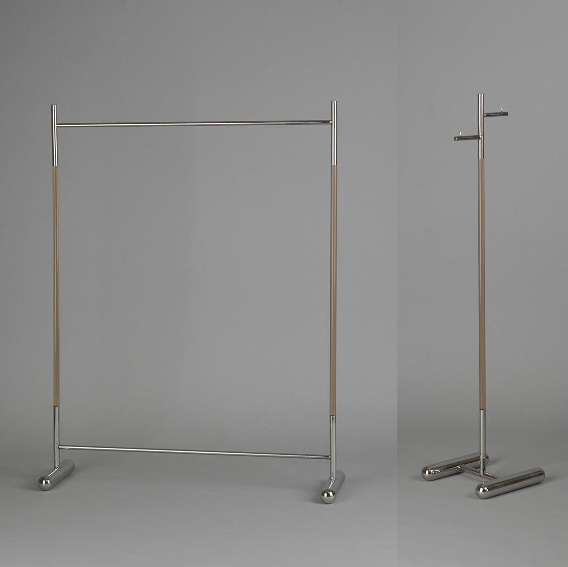Fanff 68-75cm BJD floor-standing stainless steel clothes rack