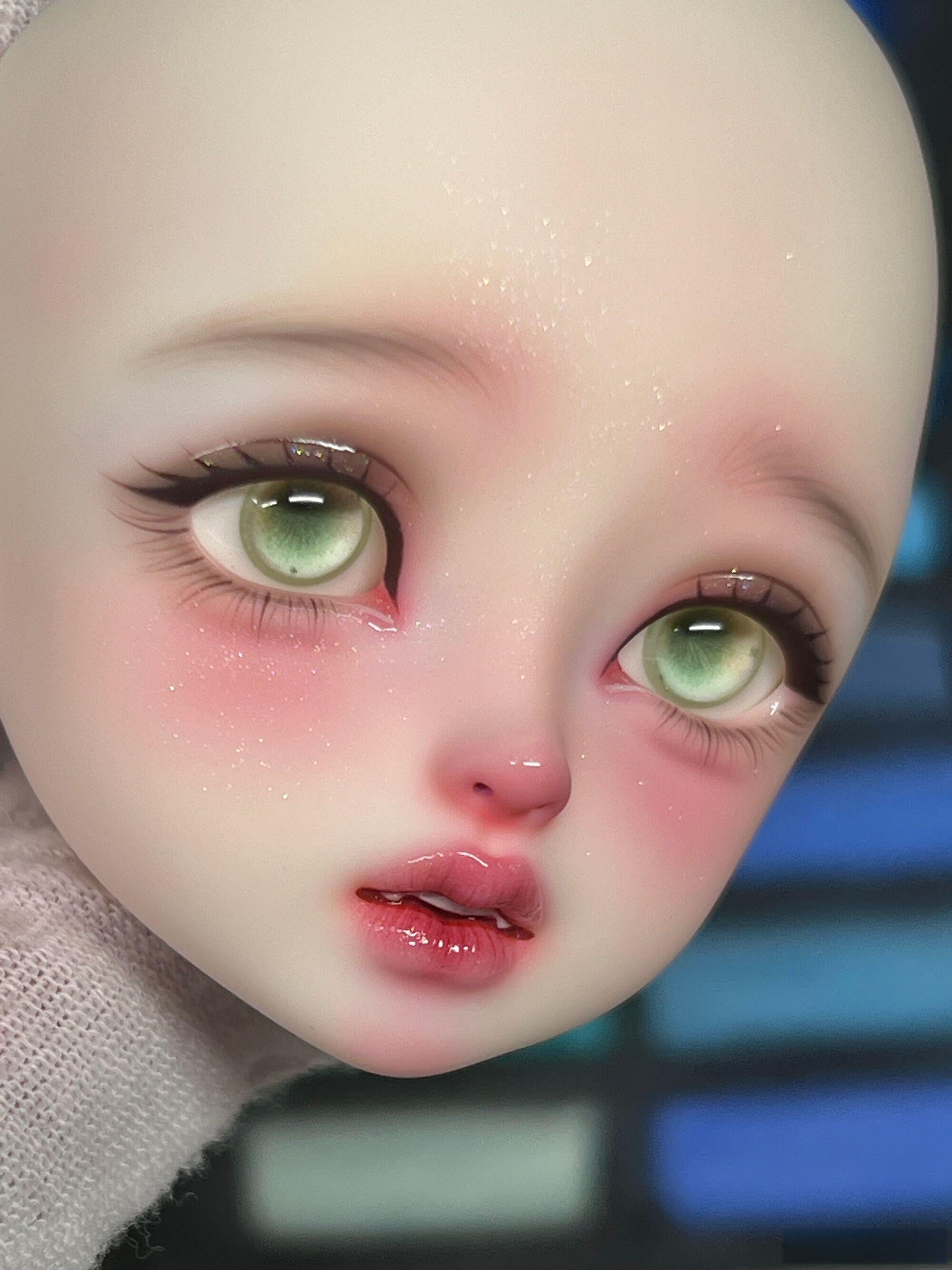 YuPian 1/4 Glutinous Camellia BJD Head