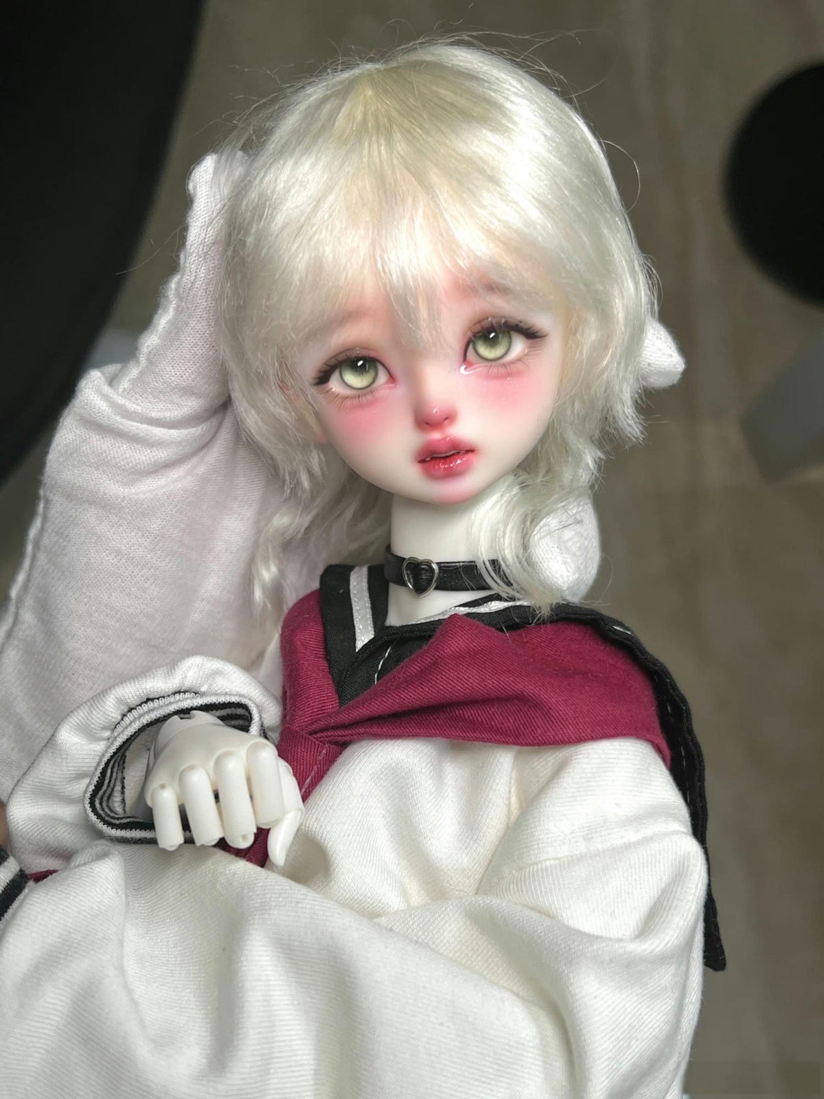 YuPian 1/4 Glutinous Camellia BJD Head