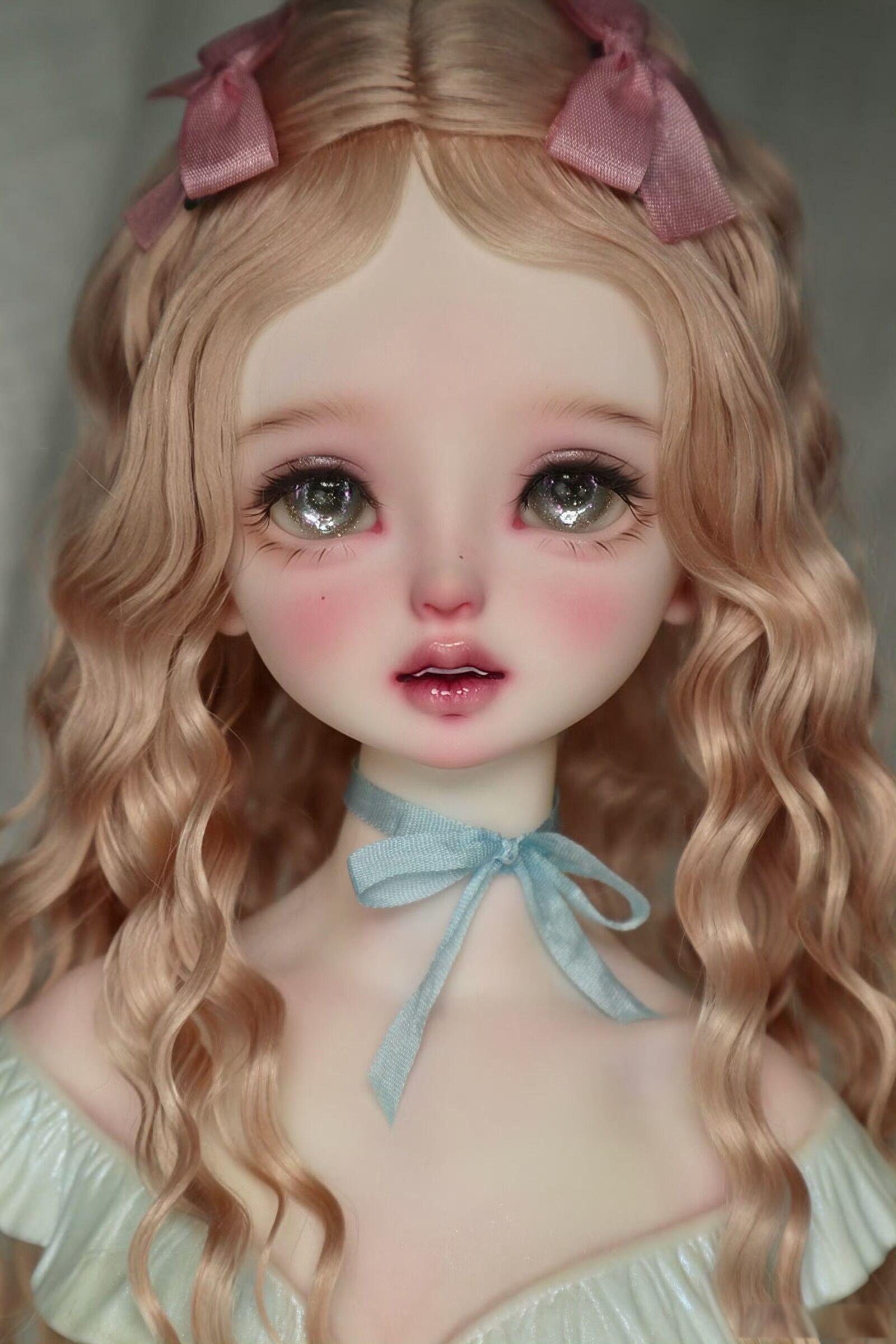 YuPian 1/4 Glutinous Camellia BJD Head