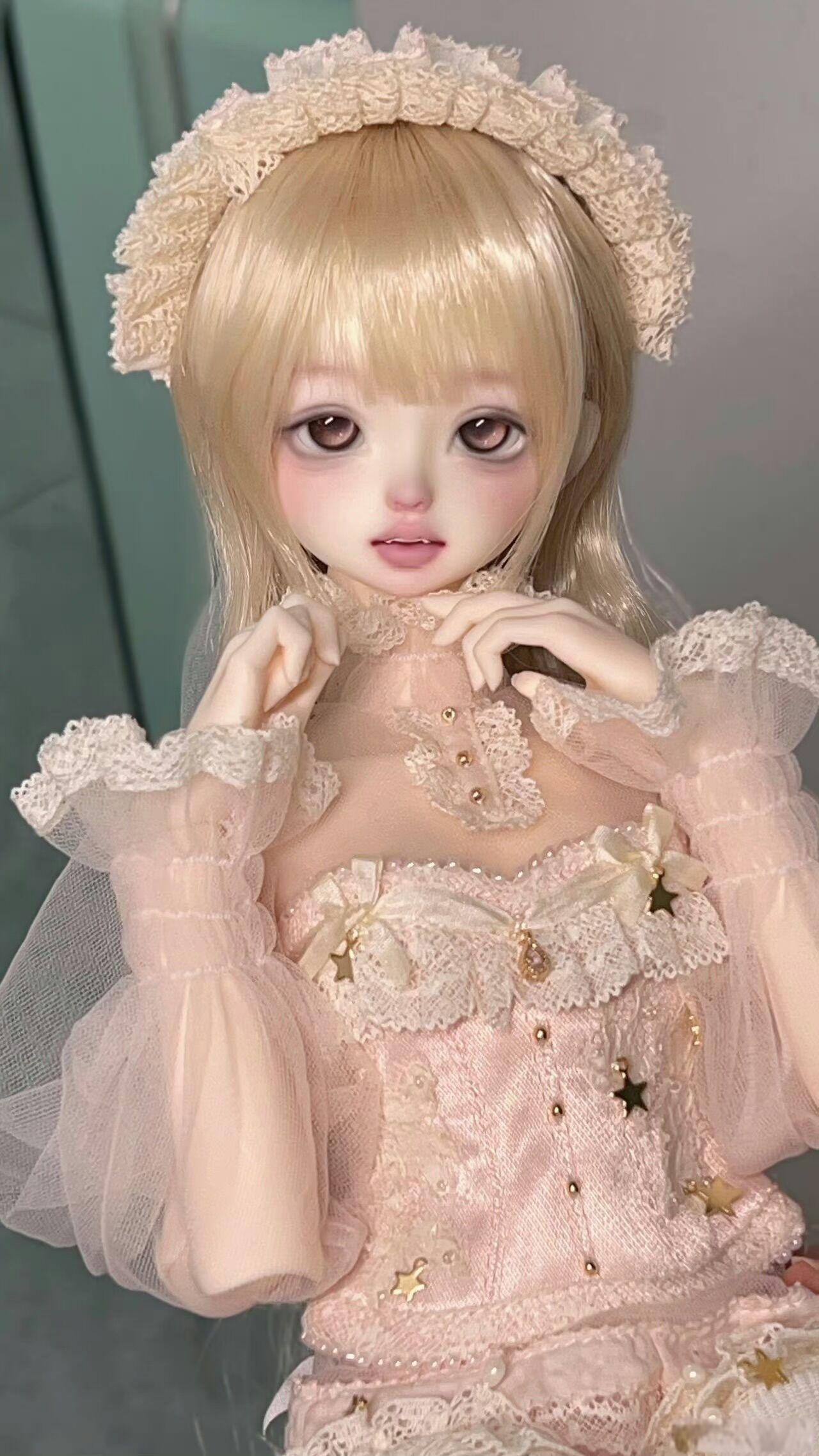 YuPian 1/4 Glutinous Camellia BJD Head