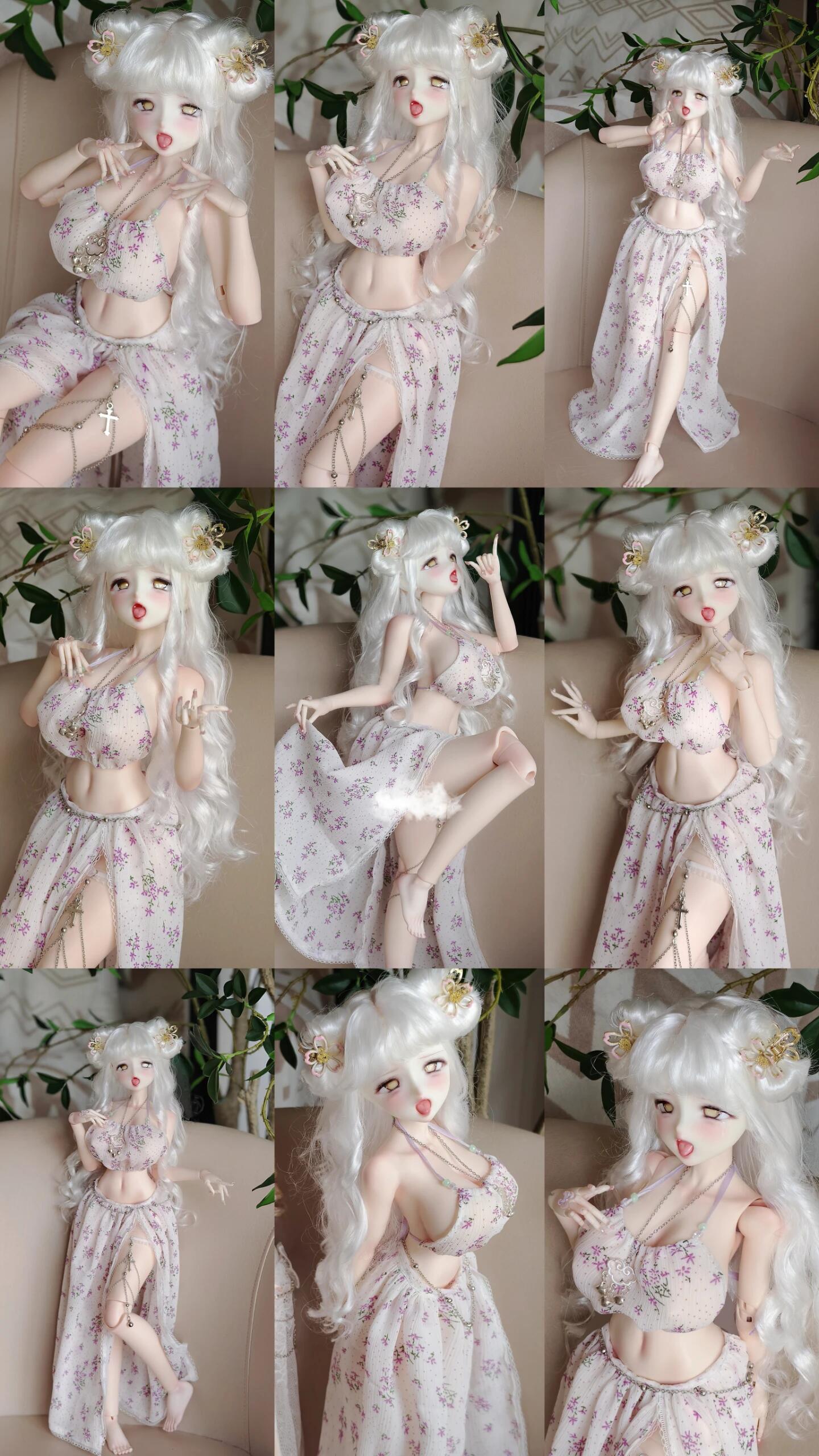 Forest Rabbit 1/4 BJD nude head