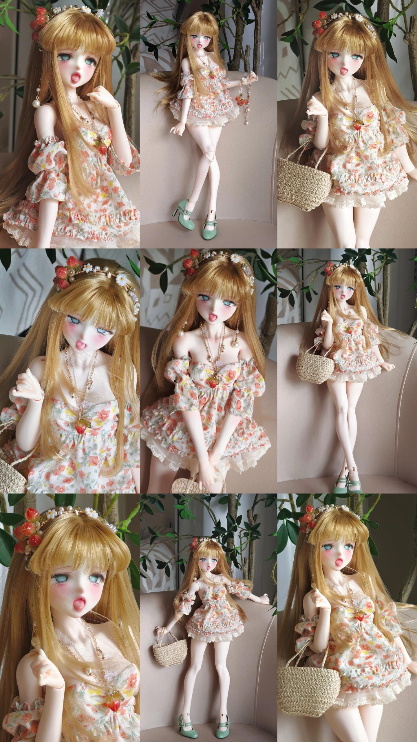 Forest Rabbit 1/4 BJD nude head