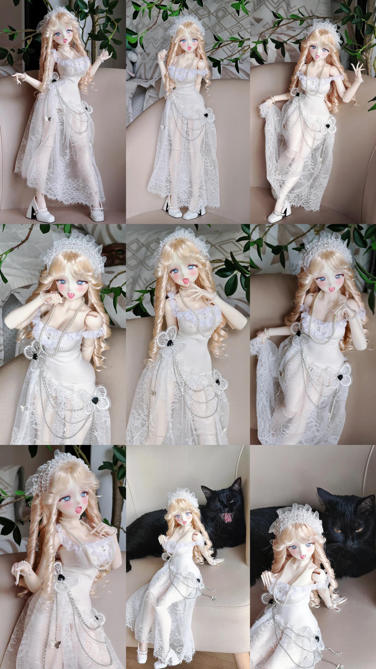 Forest Rabbit 1/4 BJD nude head