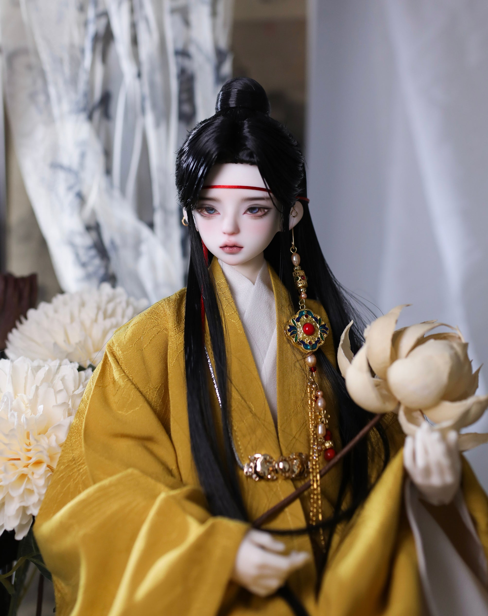 GuangYin 1/4 BJD head ShuYan & ShuLi