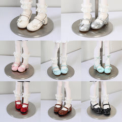 Guard-Love 1/6 1/4 Heart rhinestone leather BJD shoes
