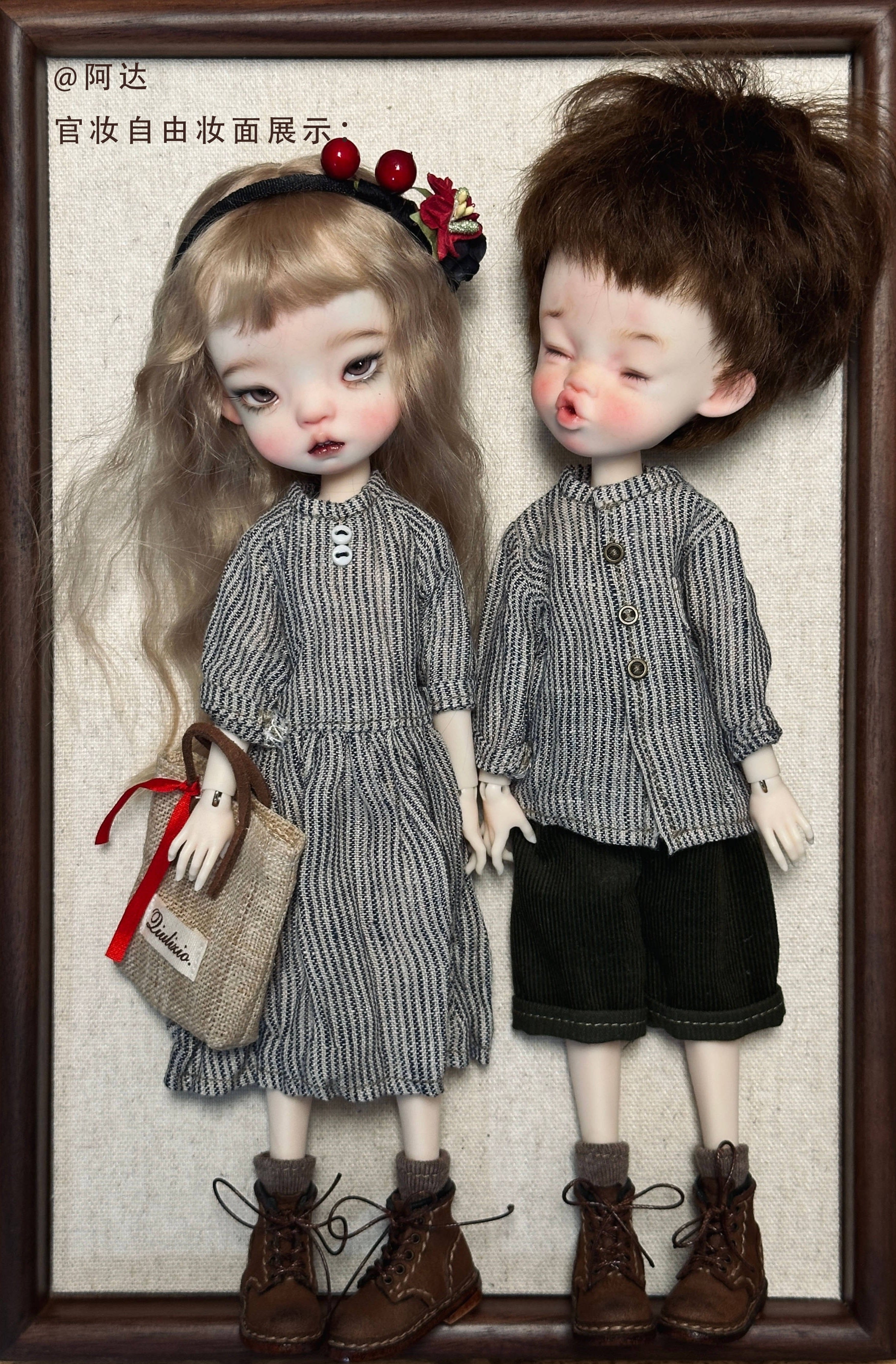HMINORDOLL 1/6 bjd head FuFu & MiMi