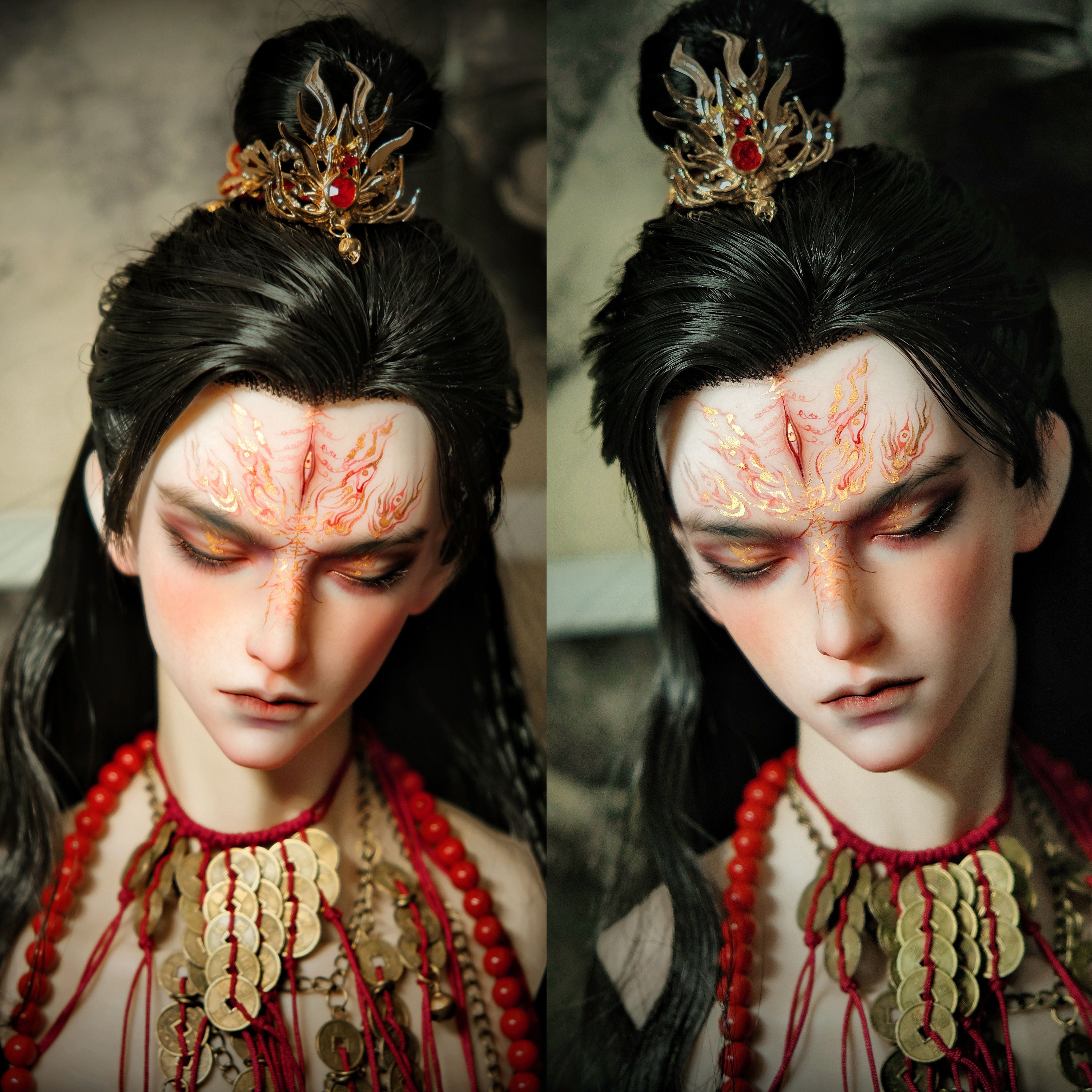 HeySheep 1/4 70cm 75cm BJD head LongYu