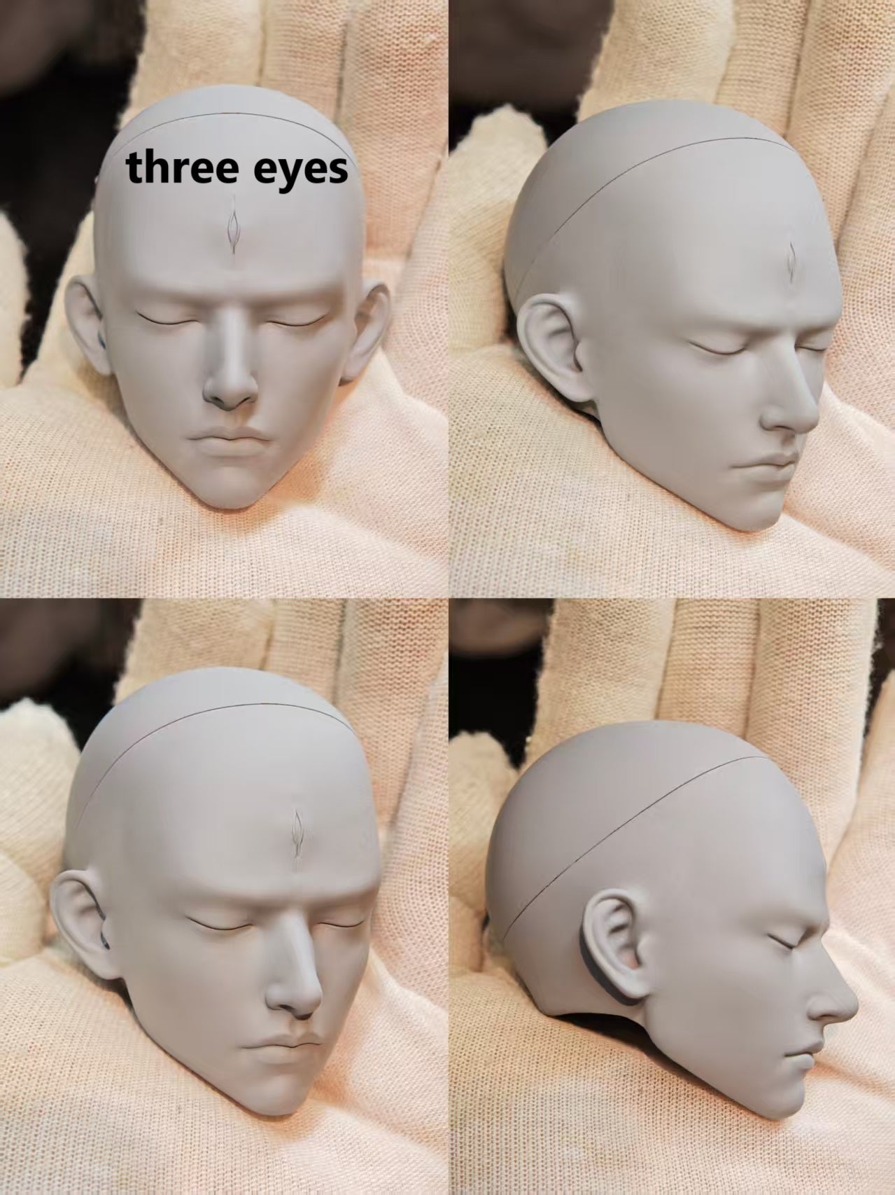 HeySheep 1/4 70cm 75cm BJD head LongYu