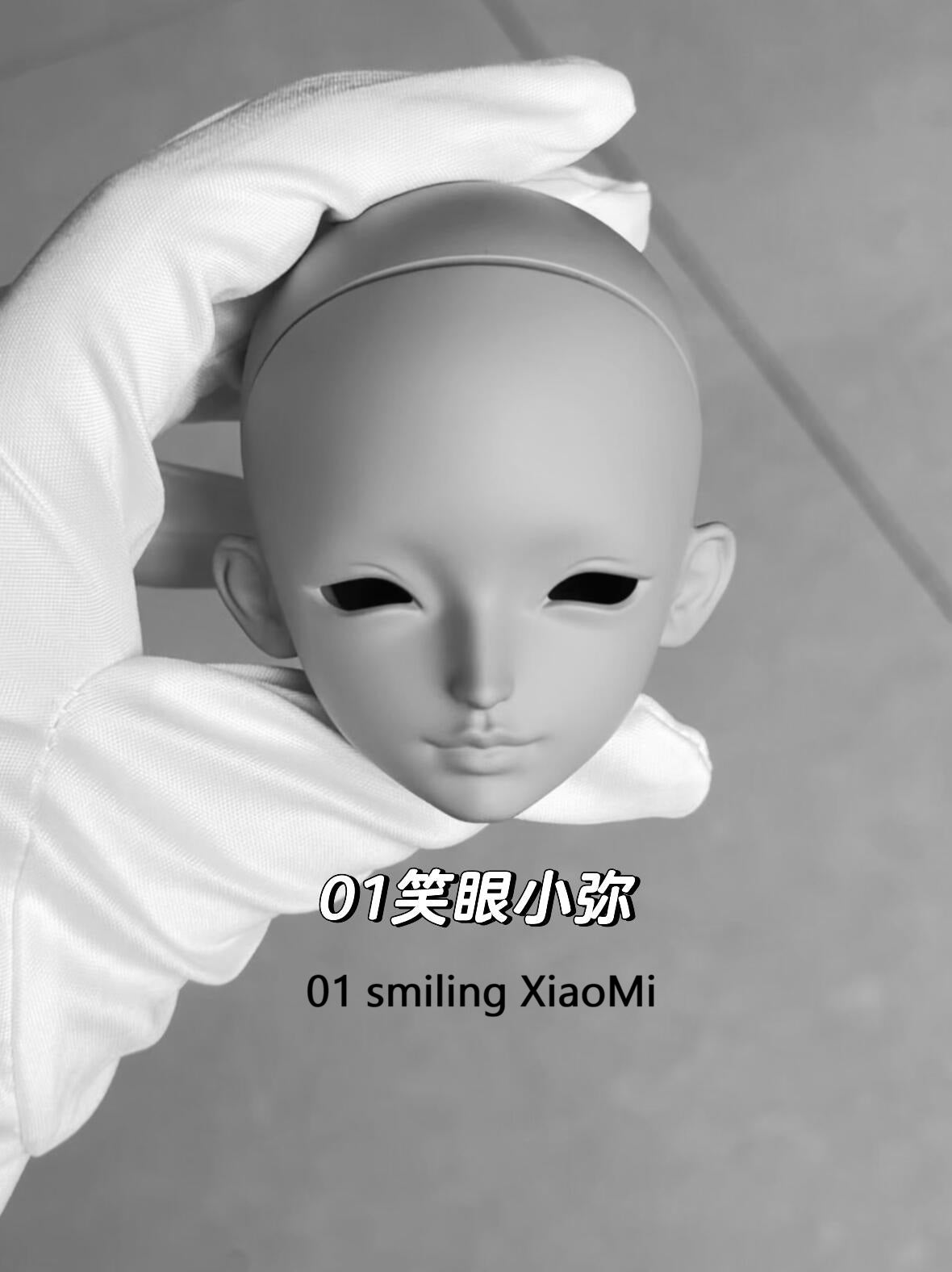Hole 1/4 bjd head XiaoMi
