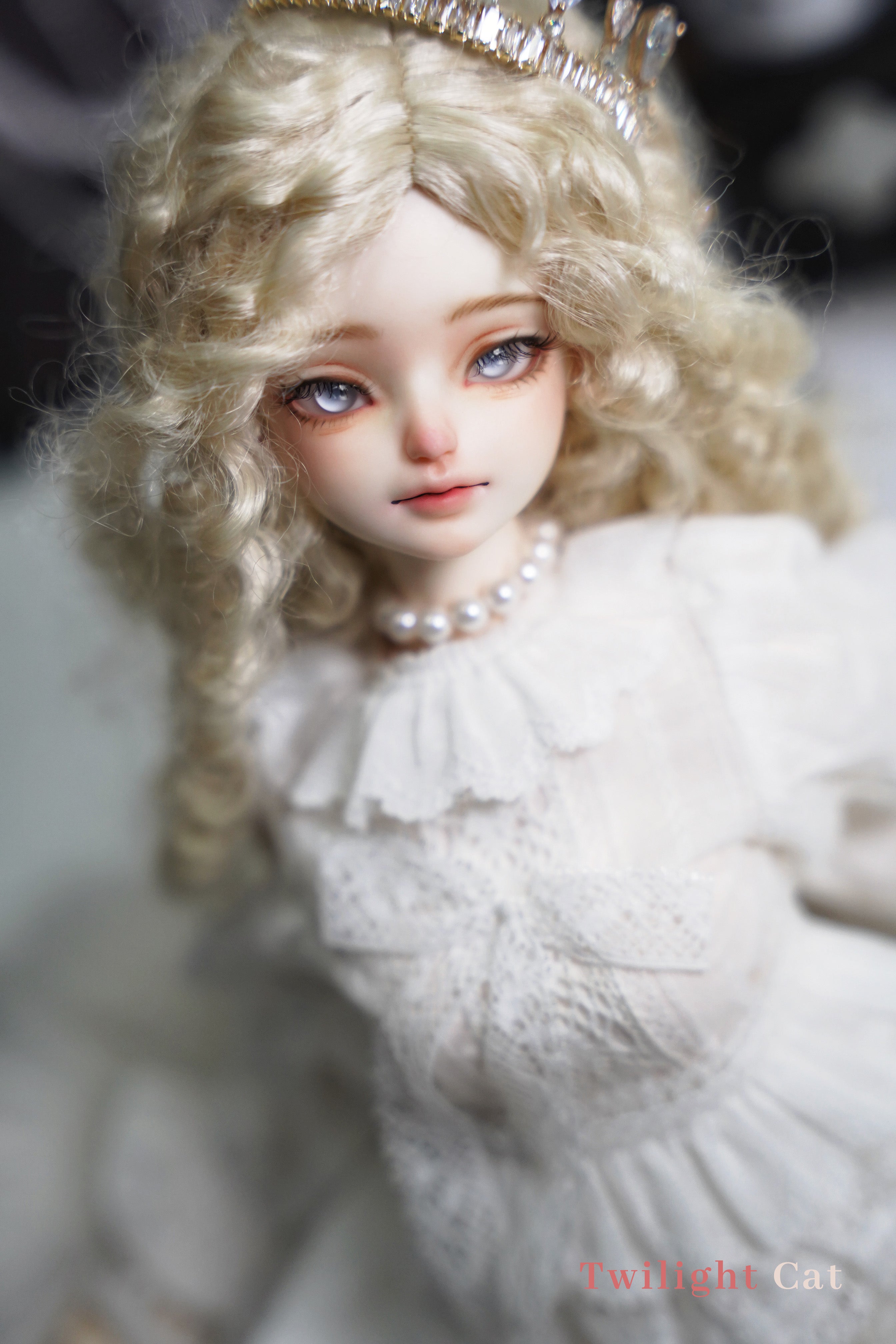 TwilightCat 1/4 RED bjd head