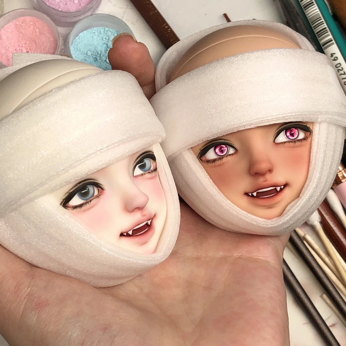 Acatbo 1/4 bjd head DORAMI