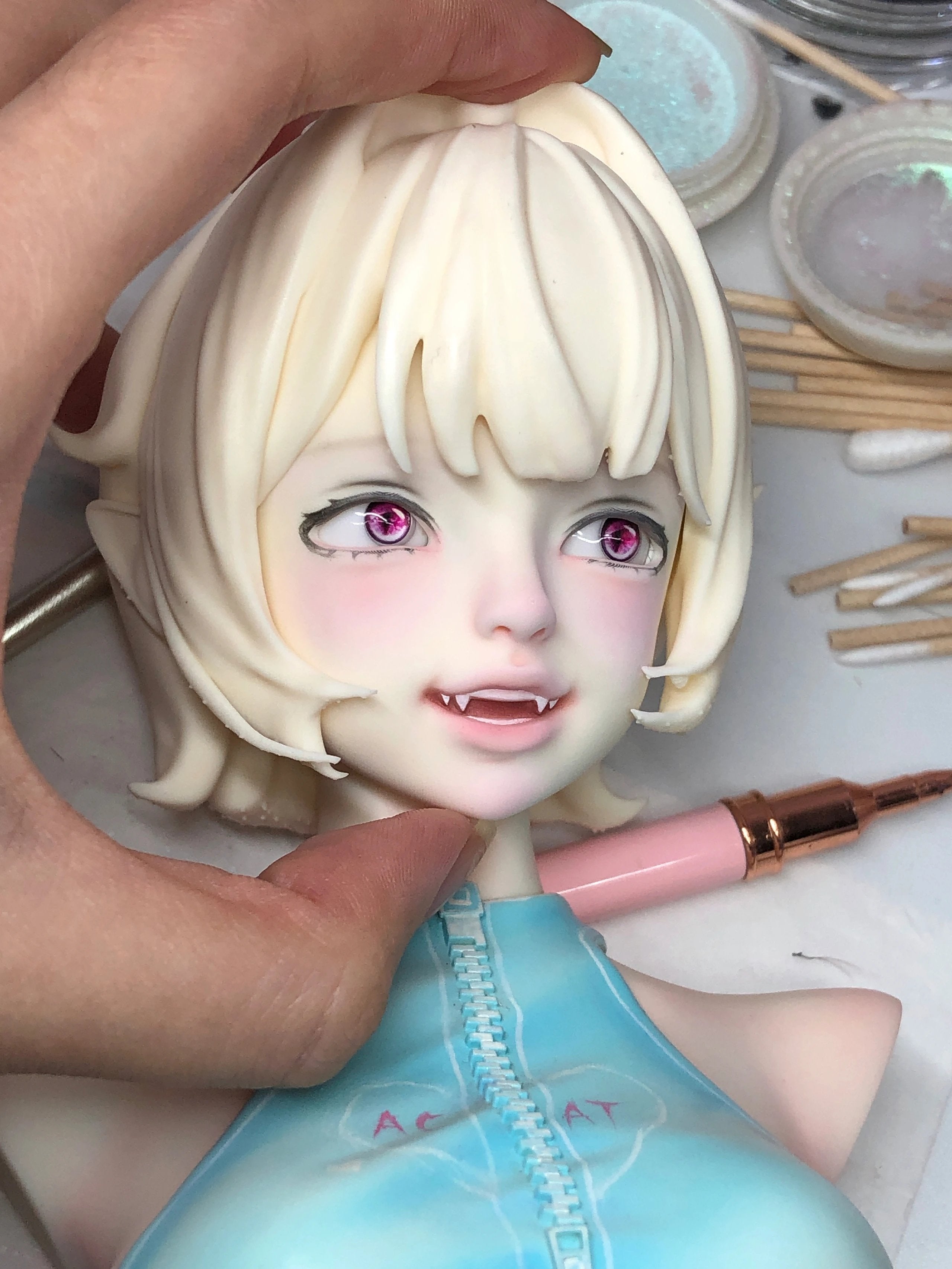 Acatbo 1/4 bjd head DORAMI