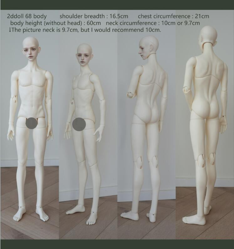 JoyDoll Jose & Jacob 1/3 BJD head for 68-72 | 75cm