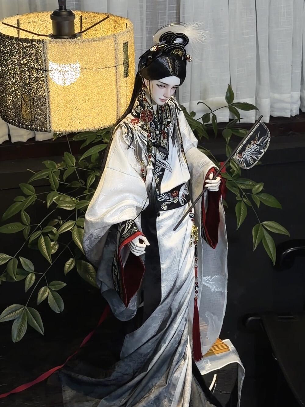 ShiJiu 70-77cm《Crane in the Inkstone》BJD outfits