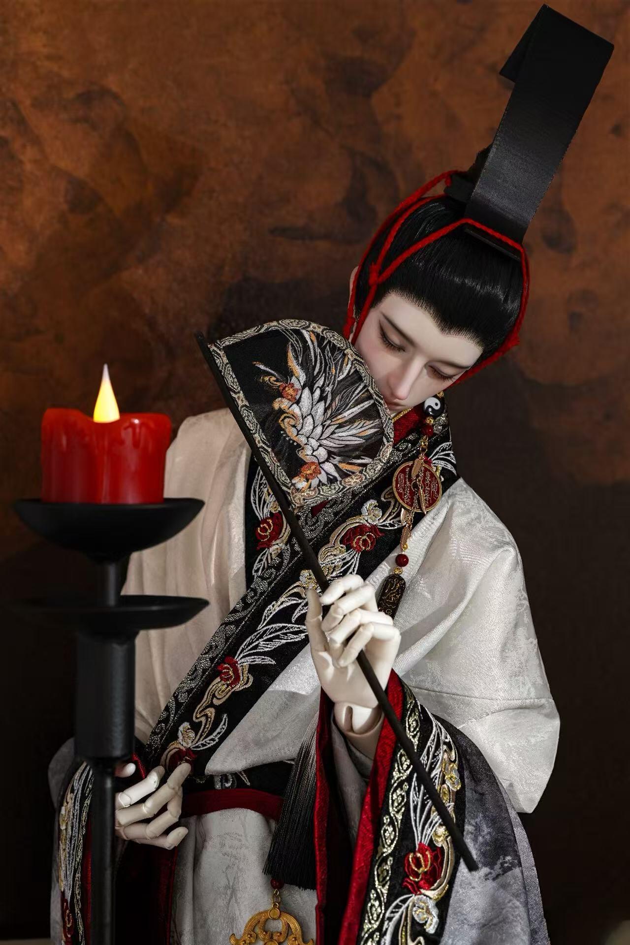 ShiJiu 70-77cm《Crane in the Inkstone》BJD outfits
