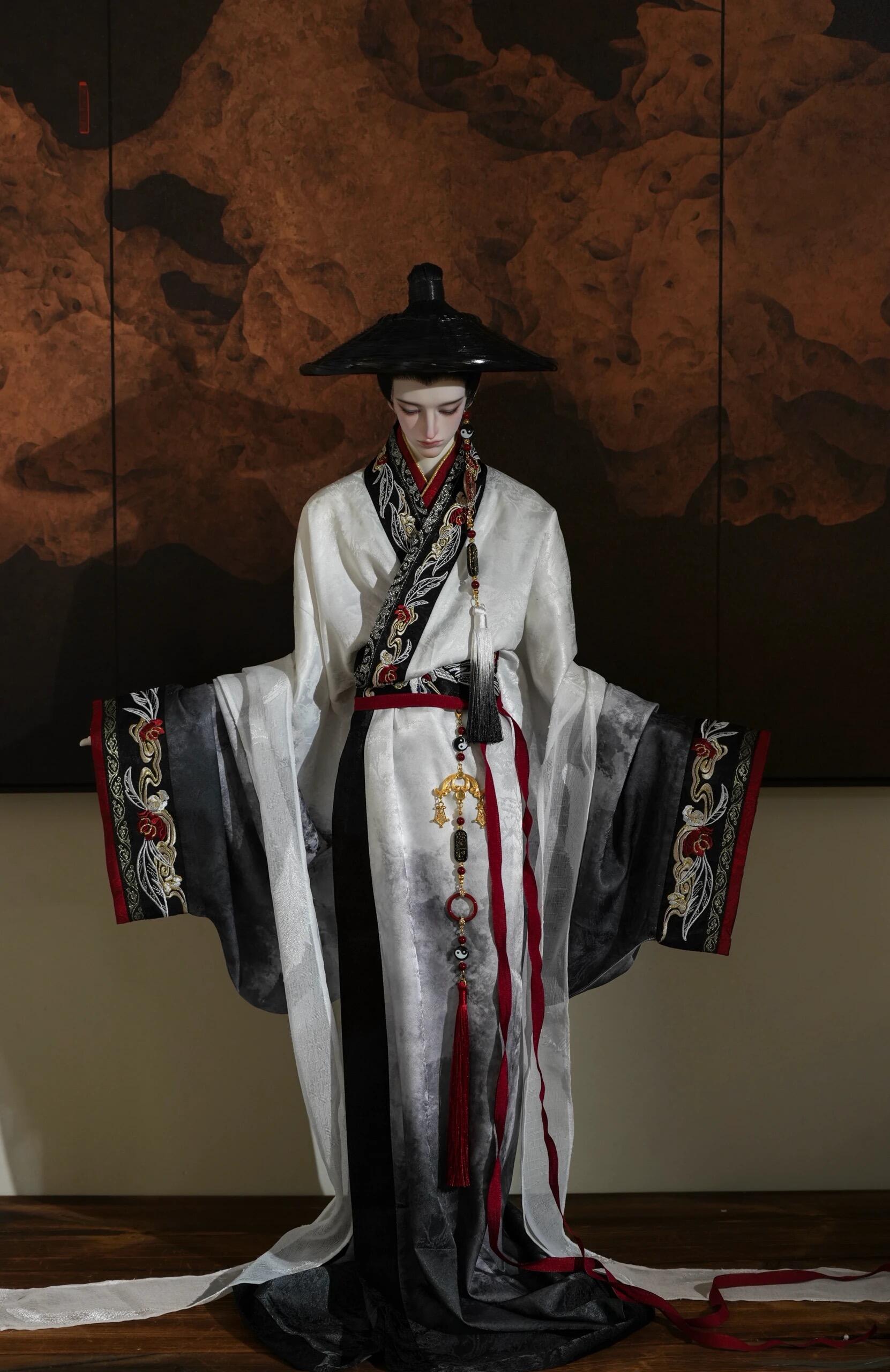 ShiJiu 70-77cm《Crane in the Inkstone》BJD outfits