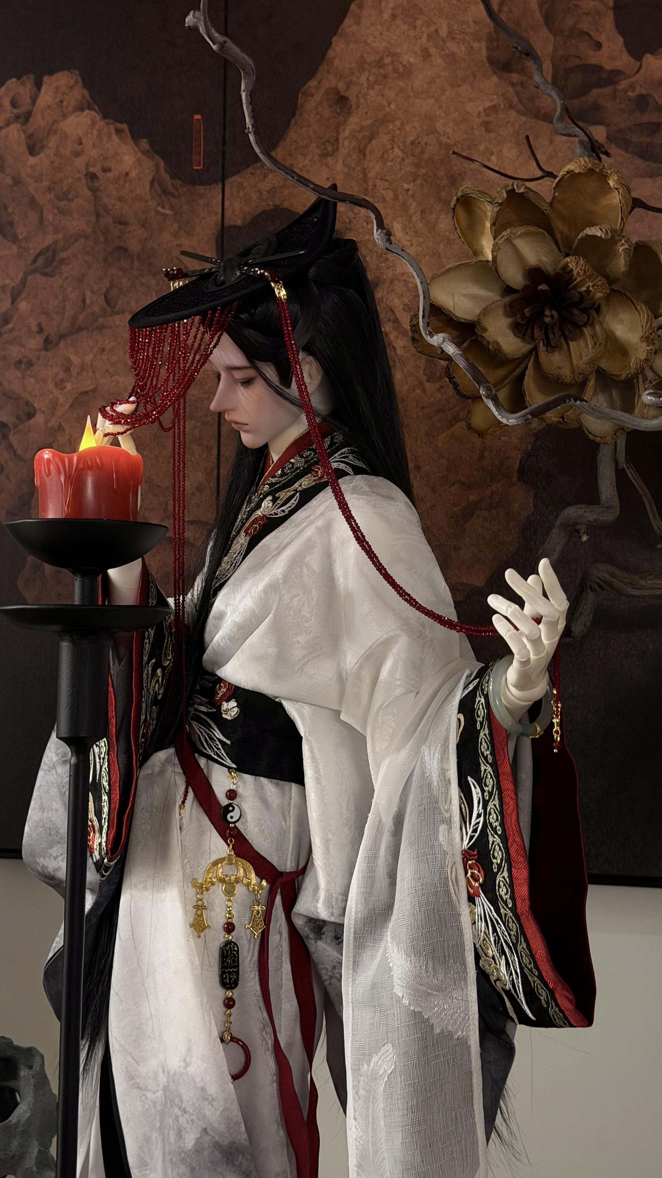 ShiJiu 70-77cm《Crane in the Inkstone》BJD outfits