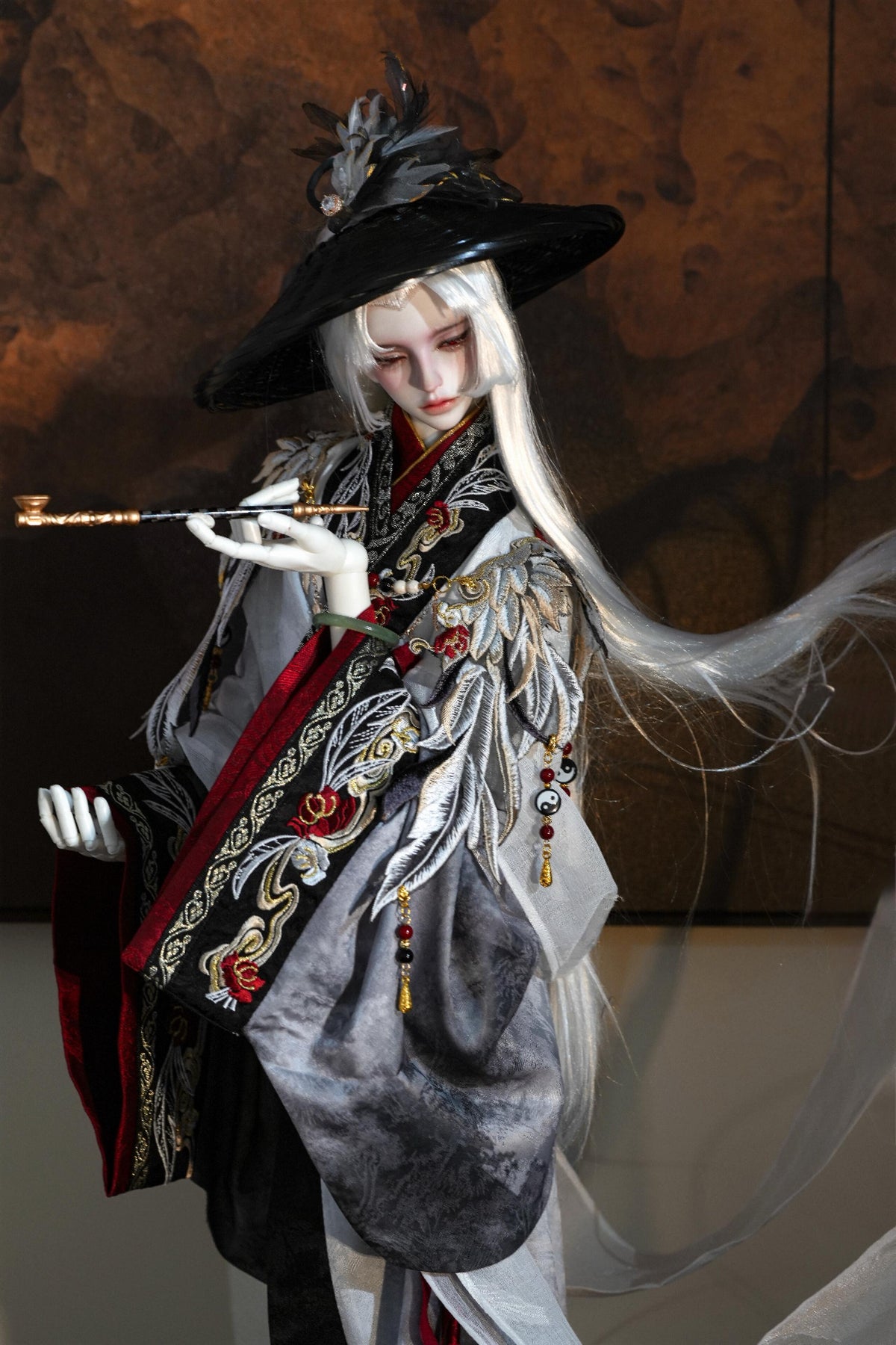 ShiJiu 70-77cm《Crane in the Inkstone》BJD outfits