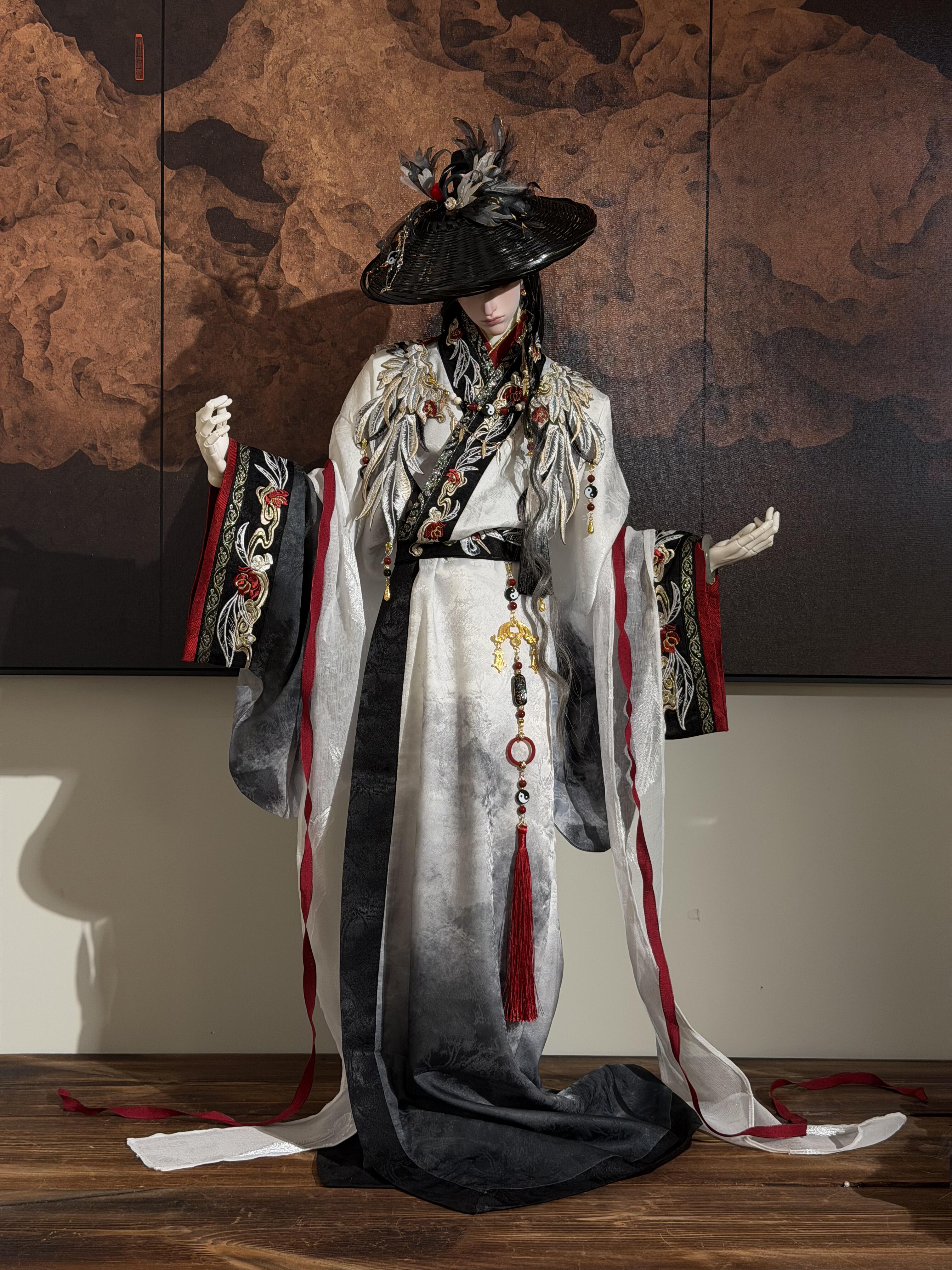 ShiJiu 70-77cm《Crane in the Inkstone》BJD outfits