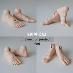 JoyDoll hands and feet for 75cm Half-soft body