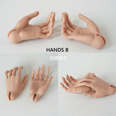 JoyDoll hands and feet for 75cm Half-soft body