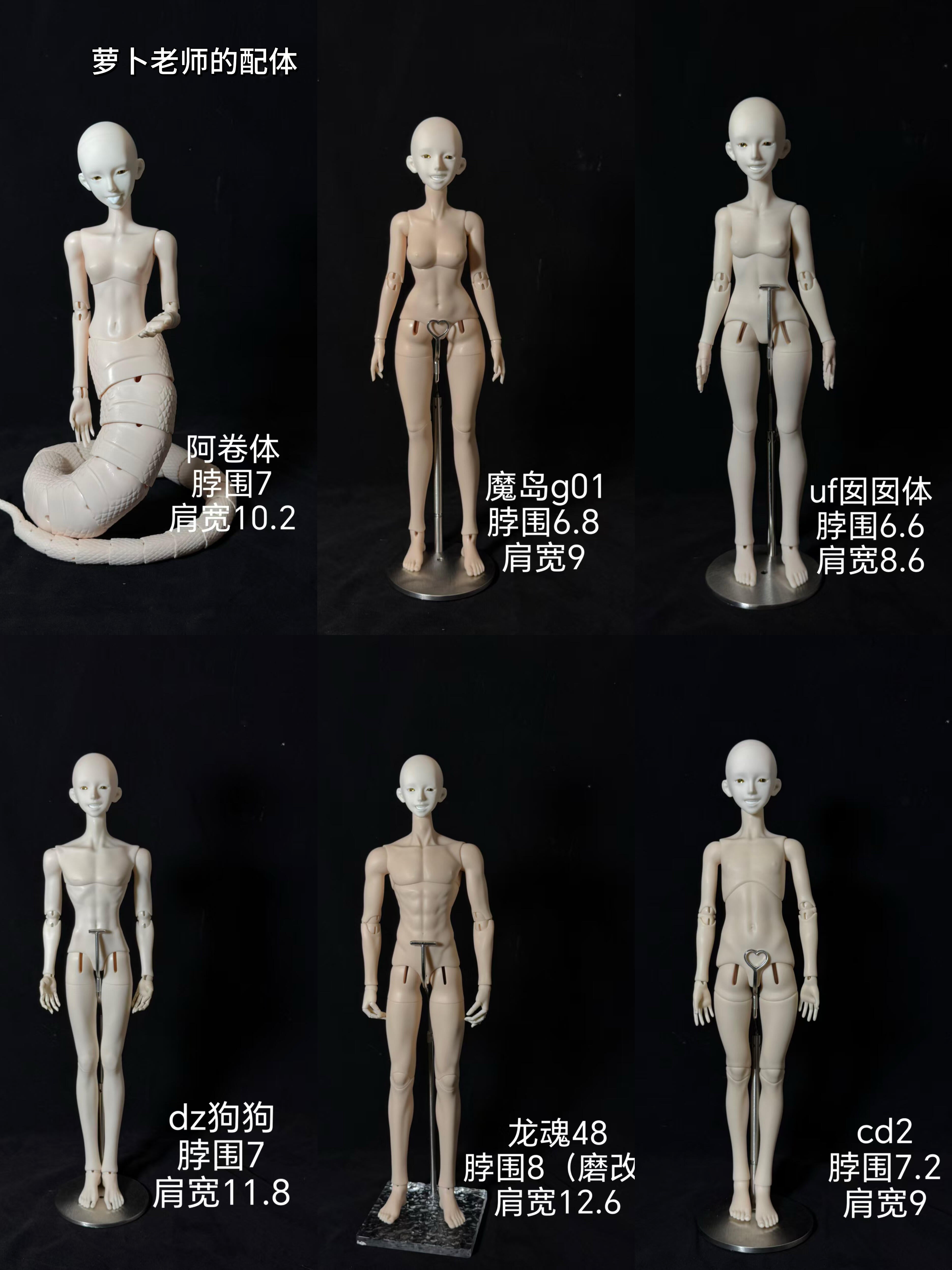 LIGU 1/4 BJD head DanQingJian丹清见（代购）
