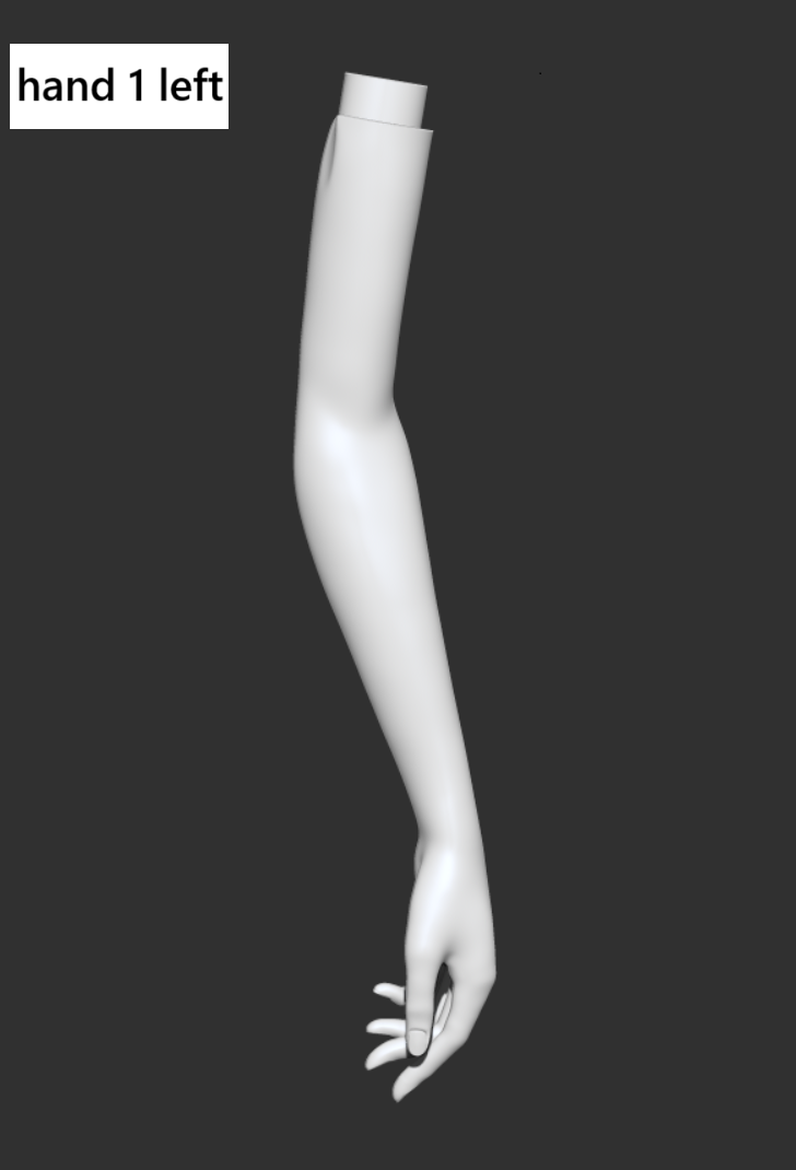 LaLunaDoll hand accessories for 1/4 1/3 BJD bust stand