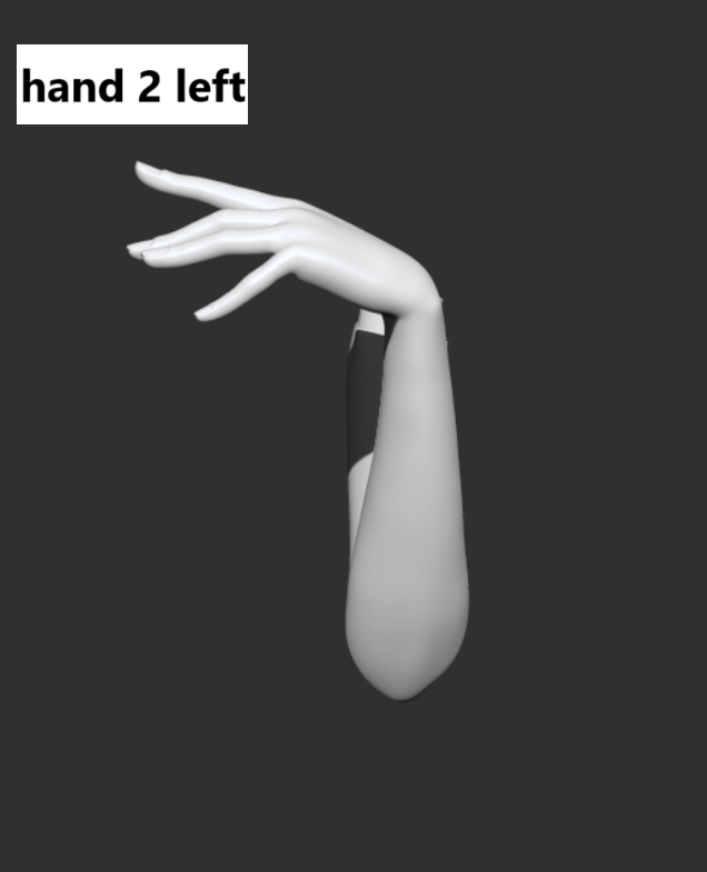 LaLunaDoll hand accessories for 1/4 1/3 BJD bust stand
