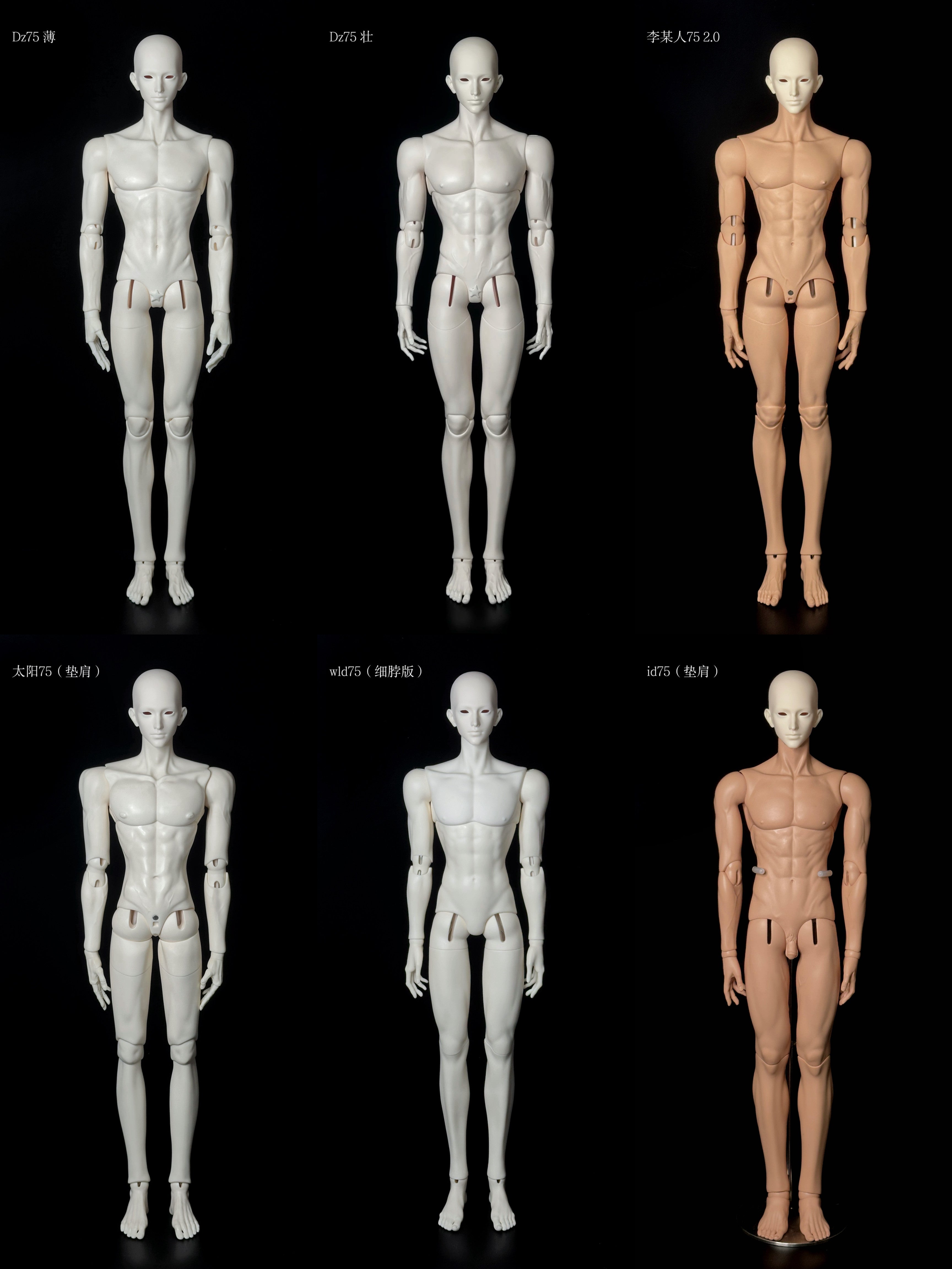Light 1/4 75cm BJD head ChenXi代购