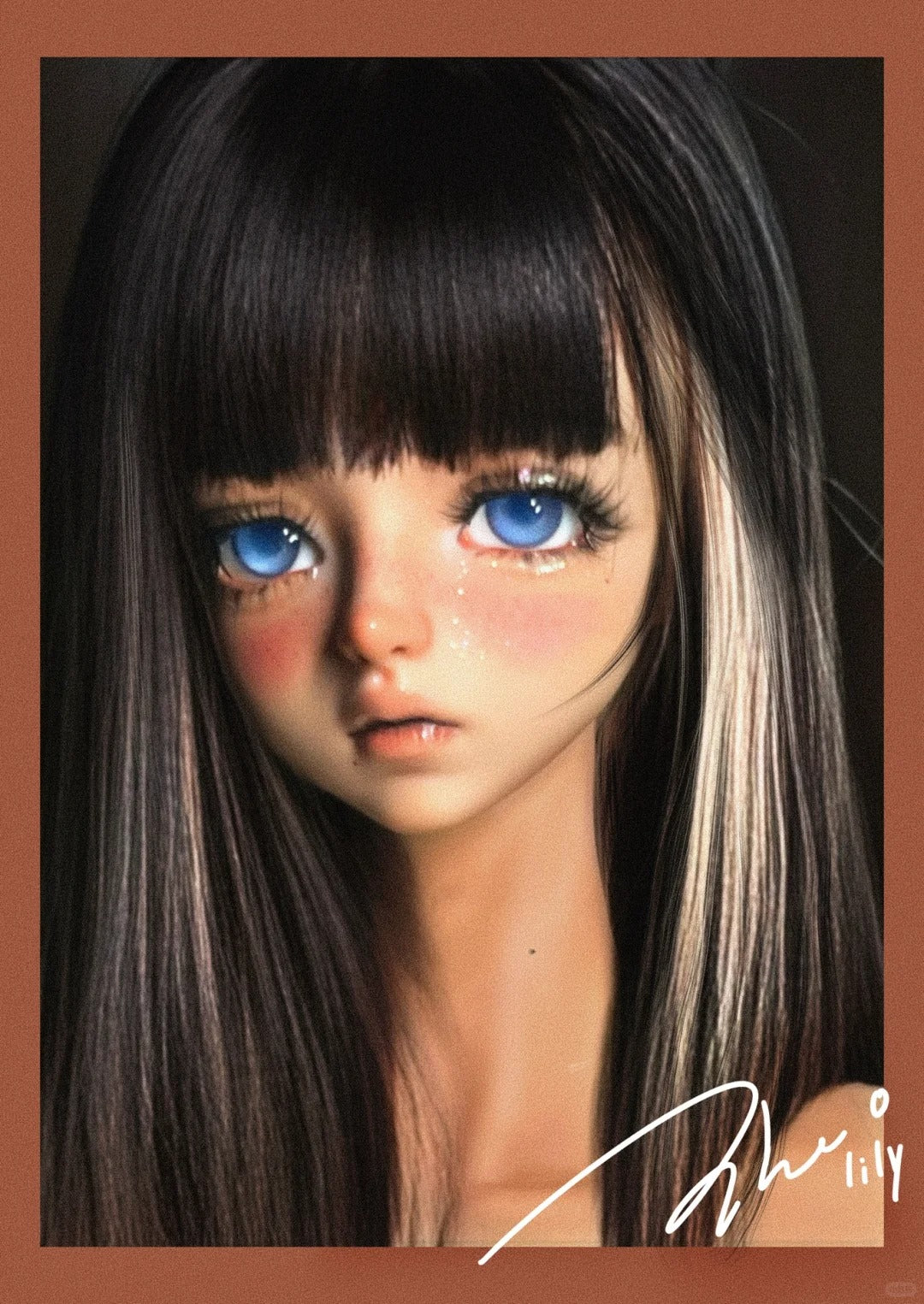 COOO Lily 1/3 bjd female head