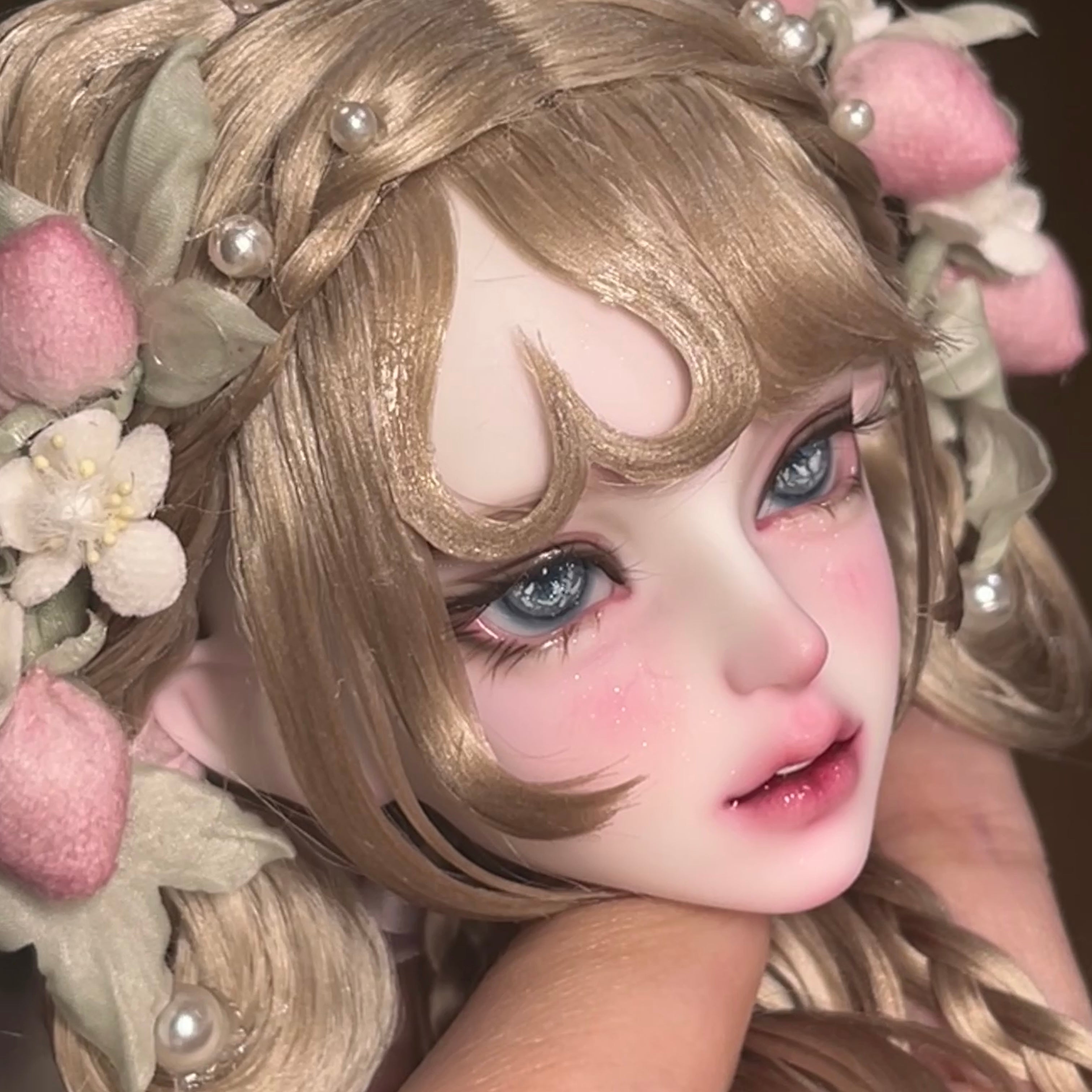 LizDoll 1/4 bjd head Velvet