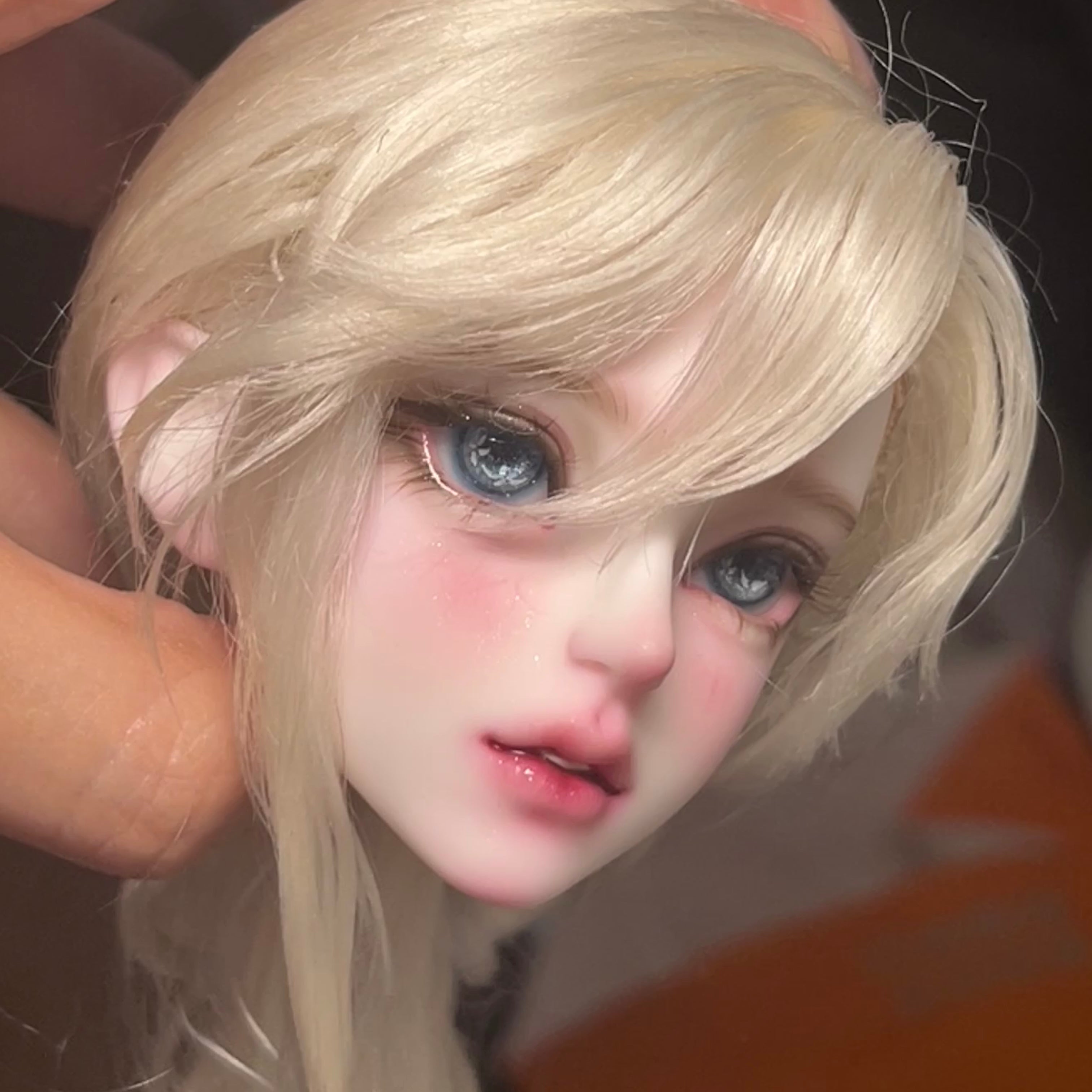 LizDoll 1/4 bjd head Velvet