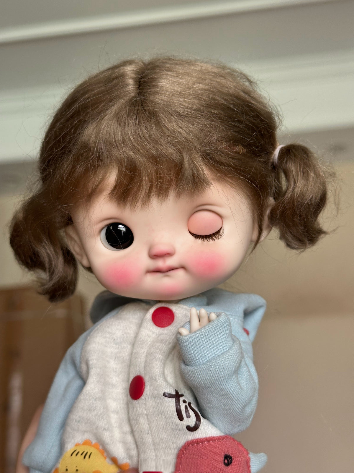 MosquitoCat Winking Samy 1/6 BJD Big Head Limited Offer