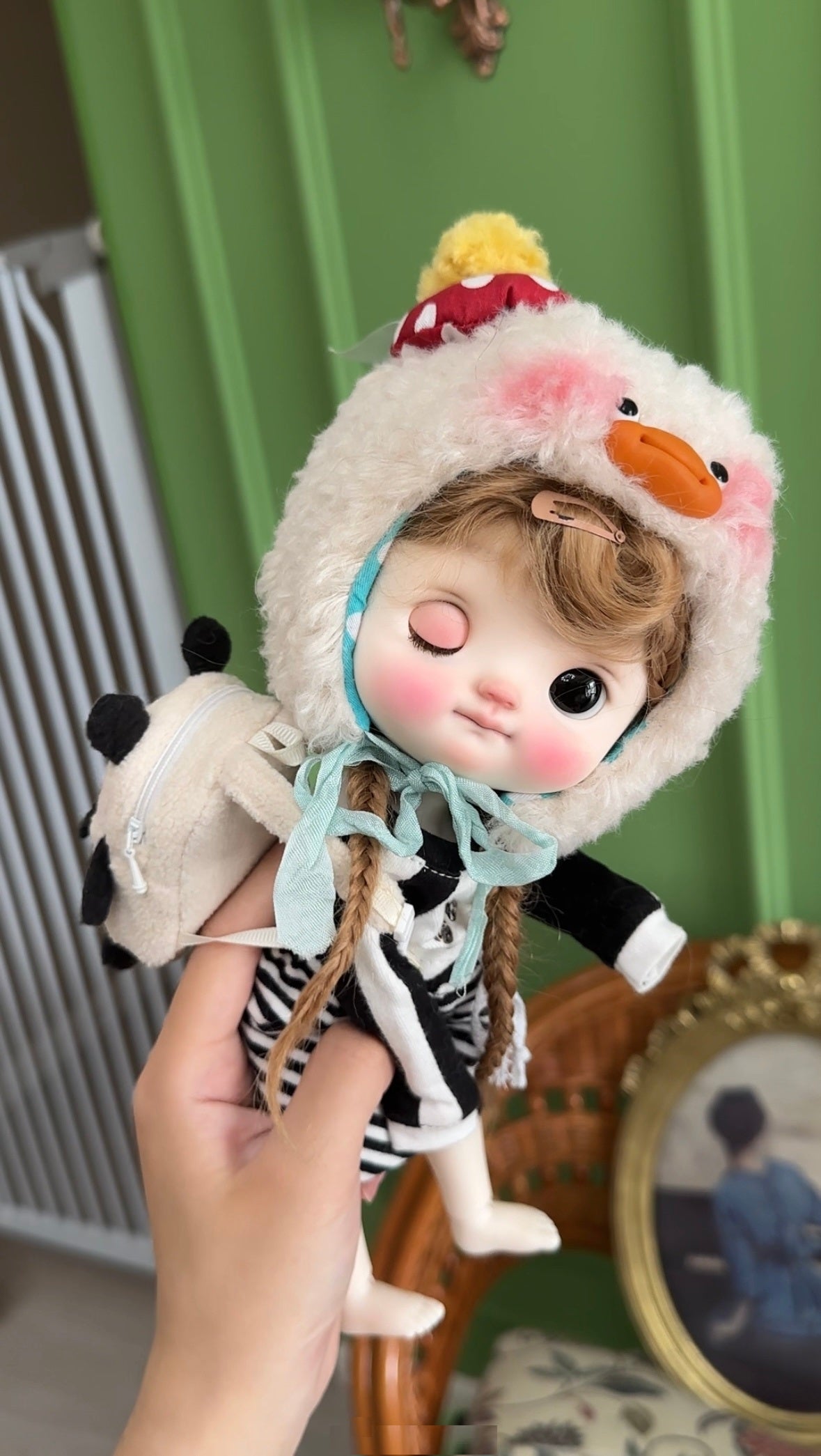 MosquitoCat Winking Samy 1/6 BJD Big Head Limited Offer