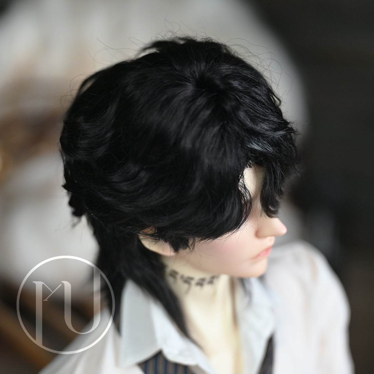 Mu 1/4 1/3 BJD wig wolf tail代购