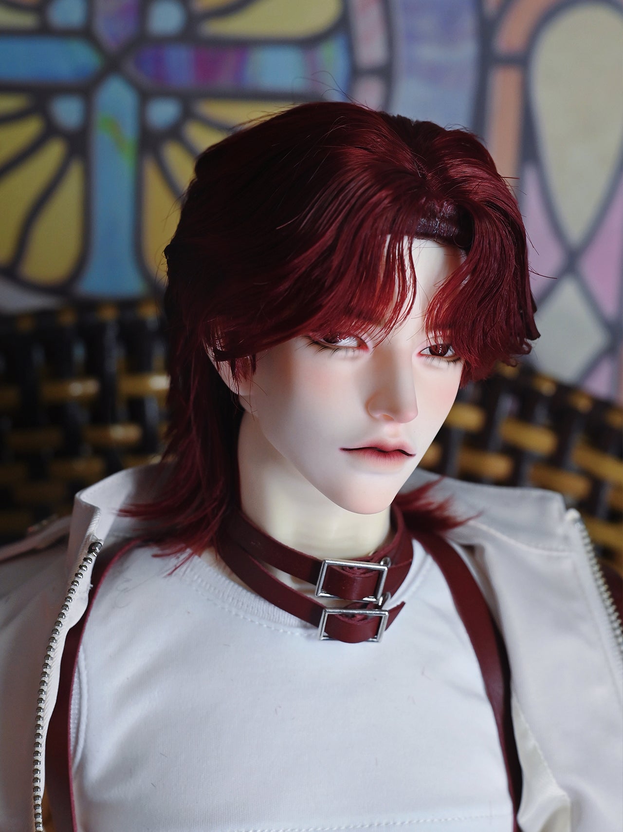 Mu 1/4 1/3 BJD wig wolf tail for male and female代购