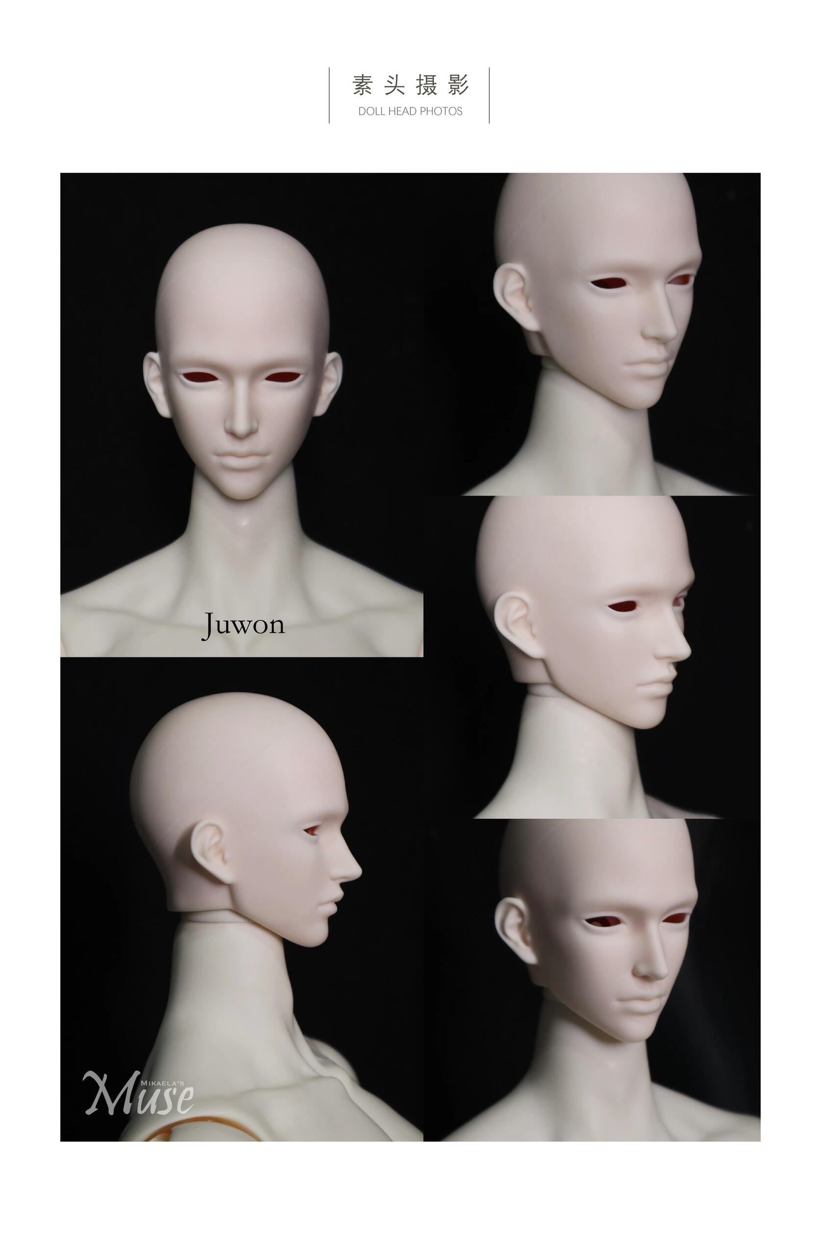 Muse 1/4 70cm 75cm BJD head Juwon