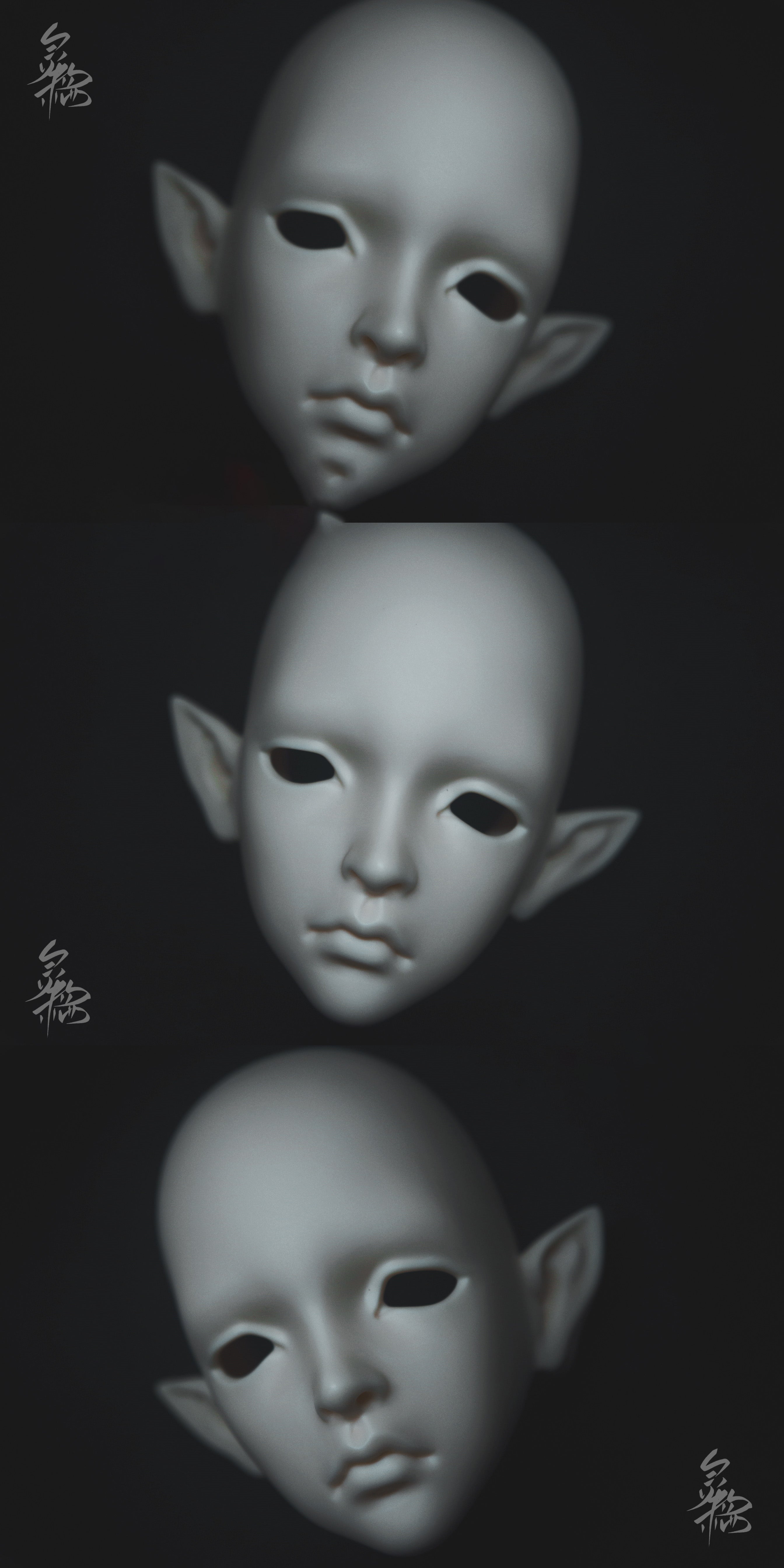 Lumens 1/3 BJD double-side head YueYing