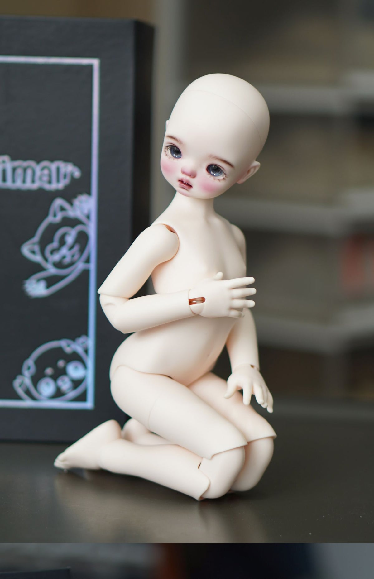 Pettimal 1/4 short girl bjd body new release