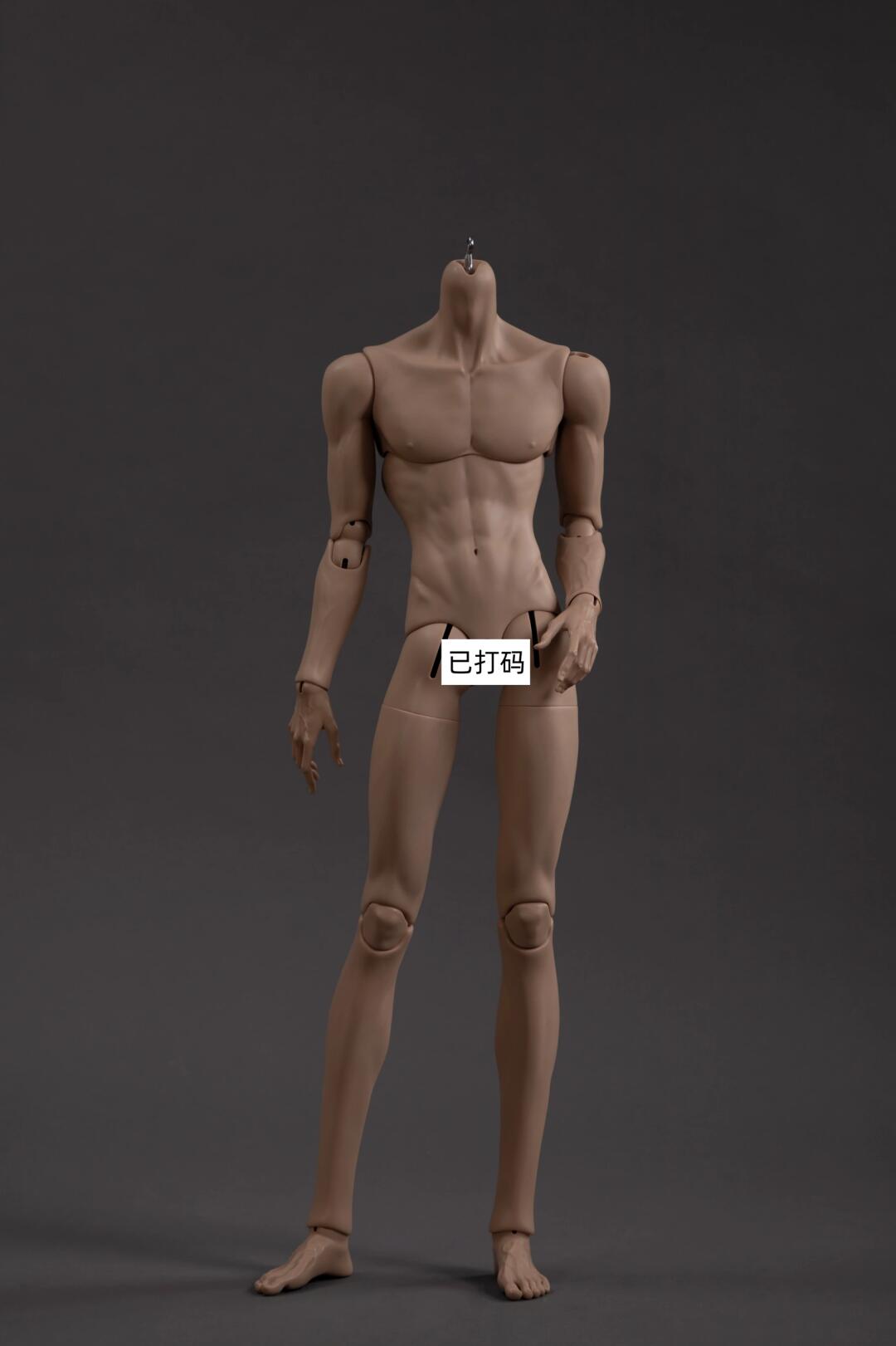 DollZone 1/3 bjd body 75cm uncle thin muscle version