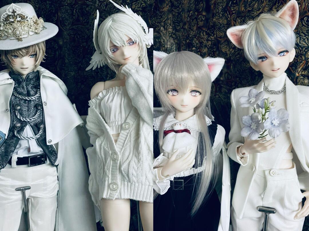 BlackWhite 刻 15TH.VER 1/3 1/4 BJD Head