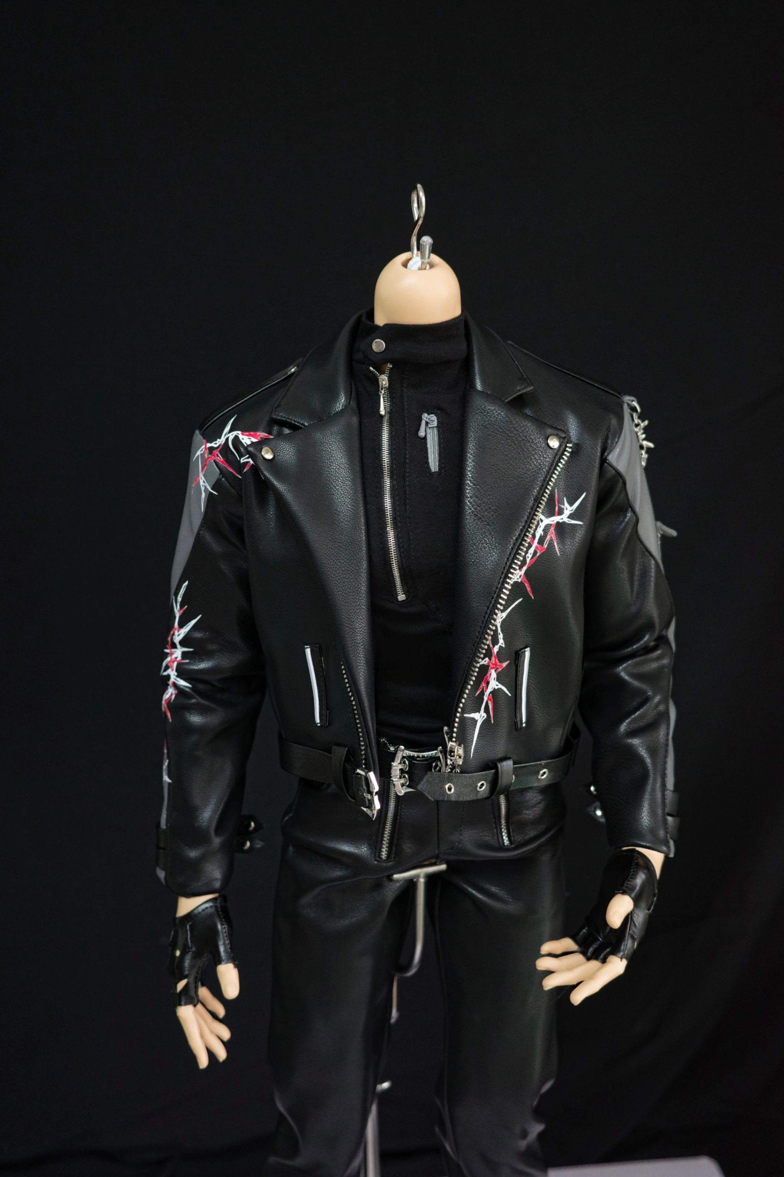 Sylus 75cm BJD Leather Jacket Outfits [淘宝代购]