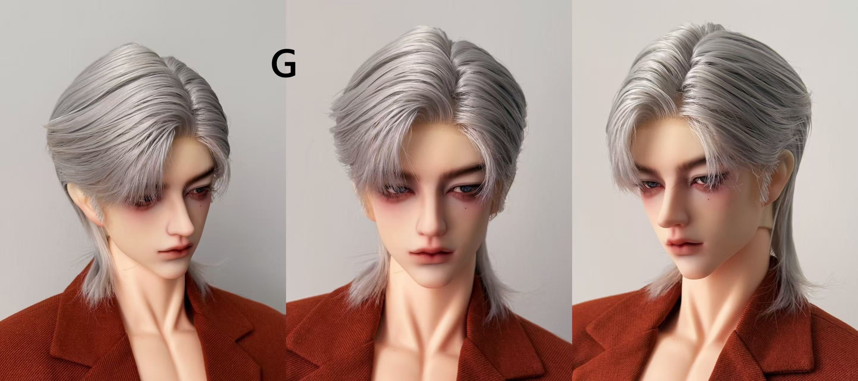 XingXi 70 & 75cm uncle BJD wig new