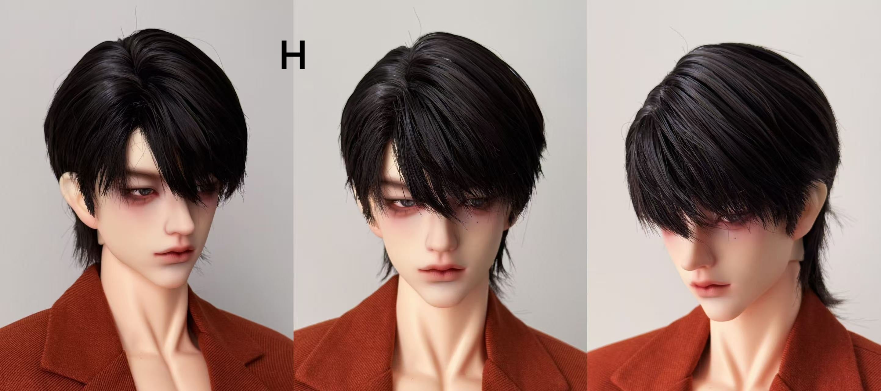 XingXi 70 & 75cm uncle BJD wig new